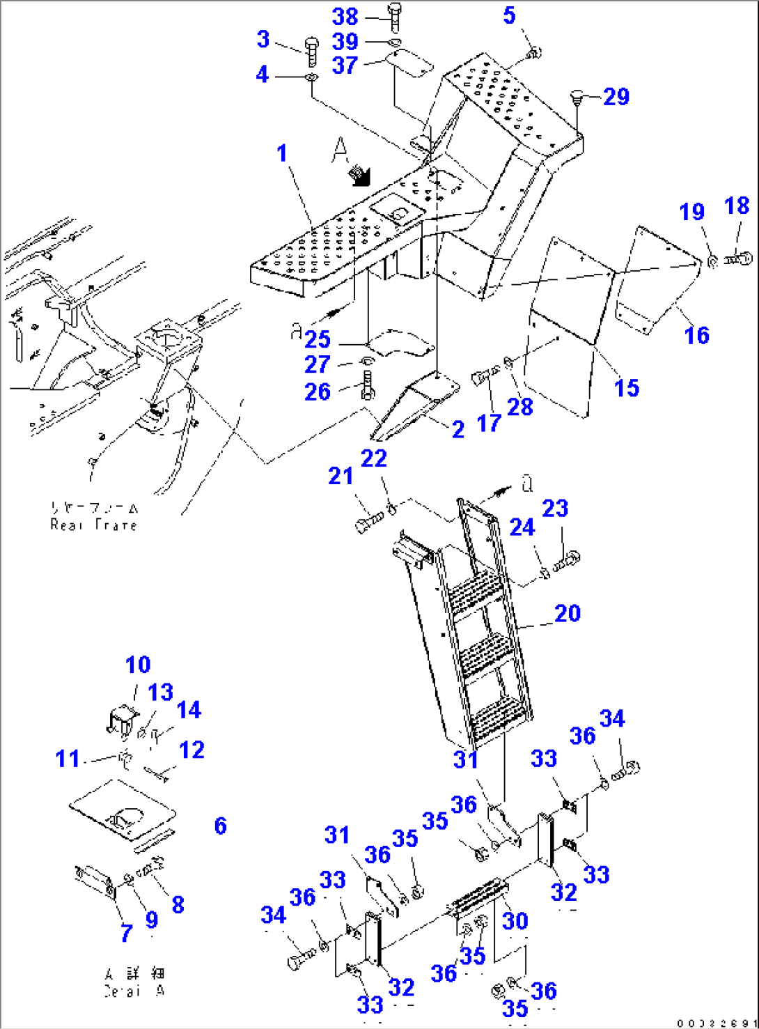 LADDER (FLOOR L.H.)(#80503-)