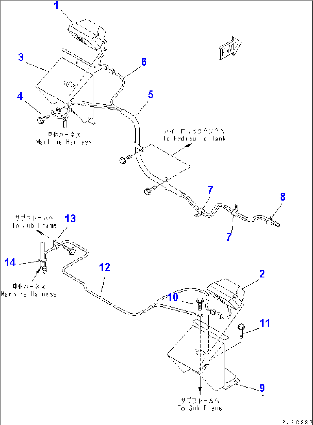 SIDE LAMP(#1020-)