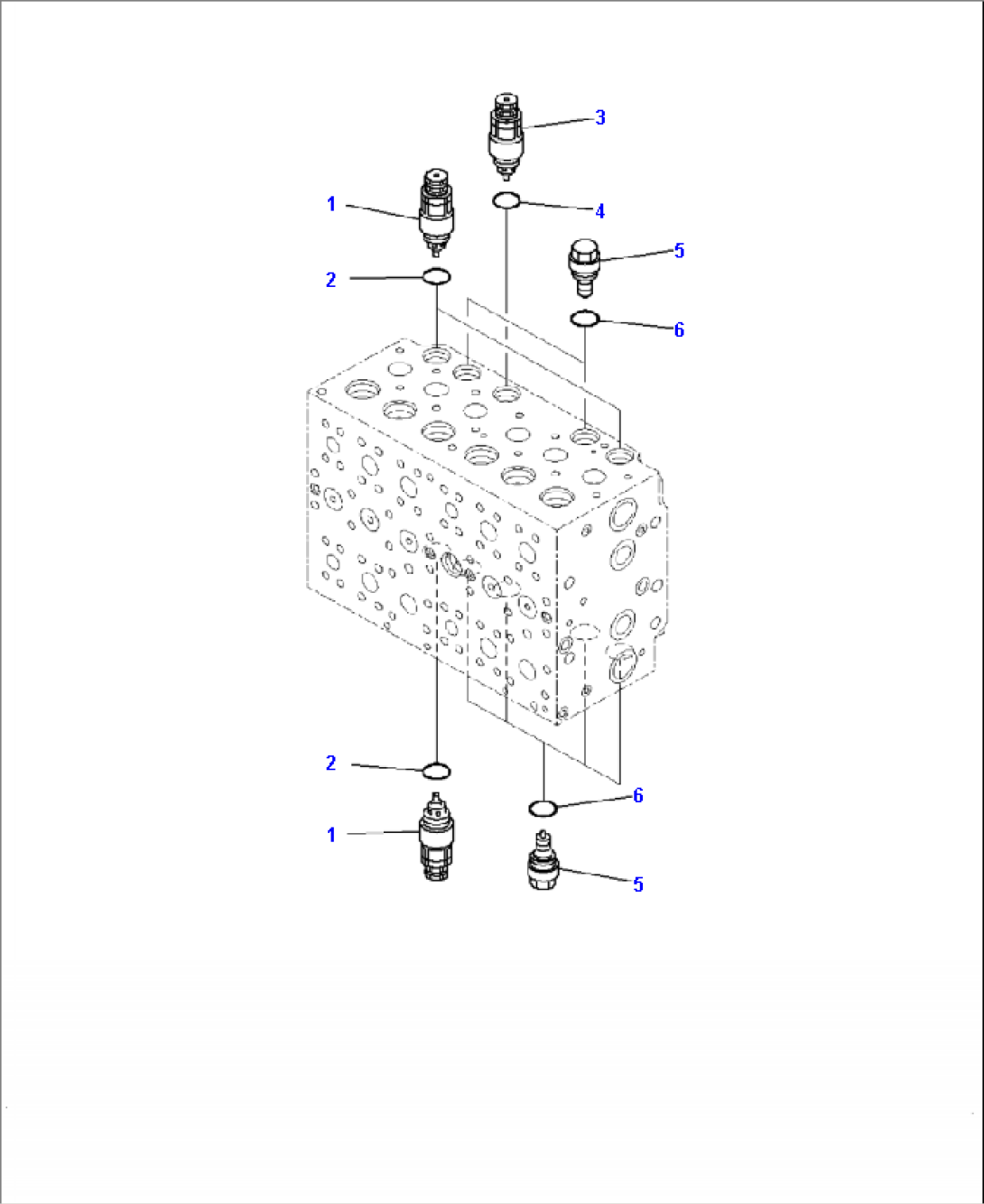 H0120-001012 MAIN CONTROL VALVE 1-SERVICE VALVE (12/20)