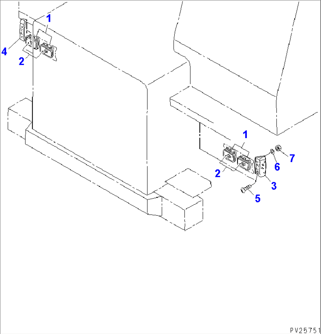 ELECTRICAL SYSTEM (OUTSIDE CAB) (5/11)(#1055-)