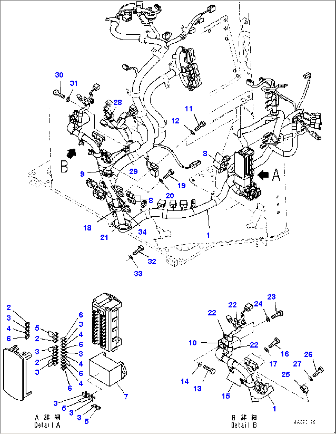Canopy, Dashboard Wiring Harness (#95001-)