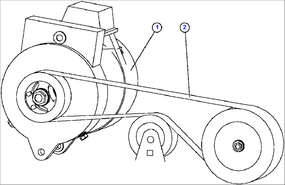 BATTERY CHARGING ALTERNATOR INSTL