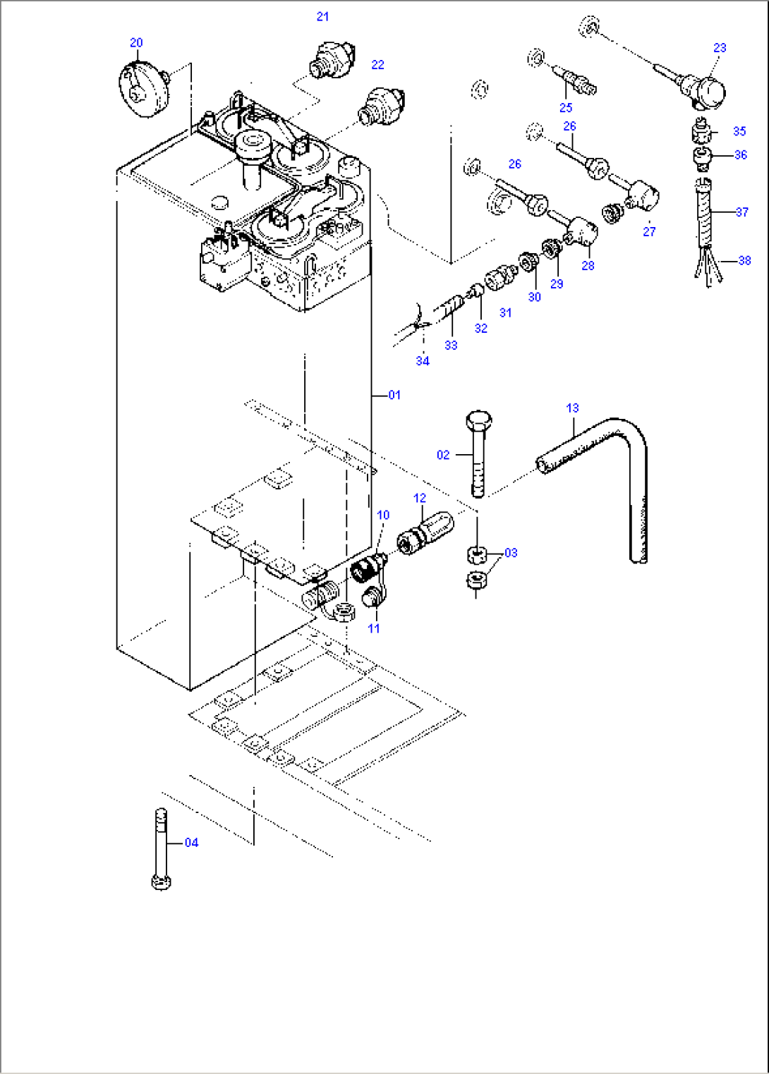 Main Oil Tank - Mountings