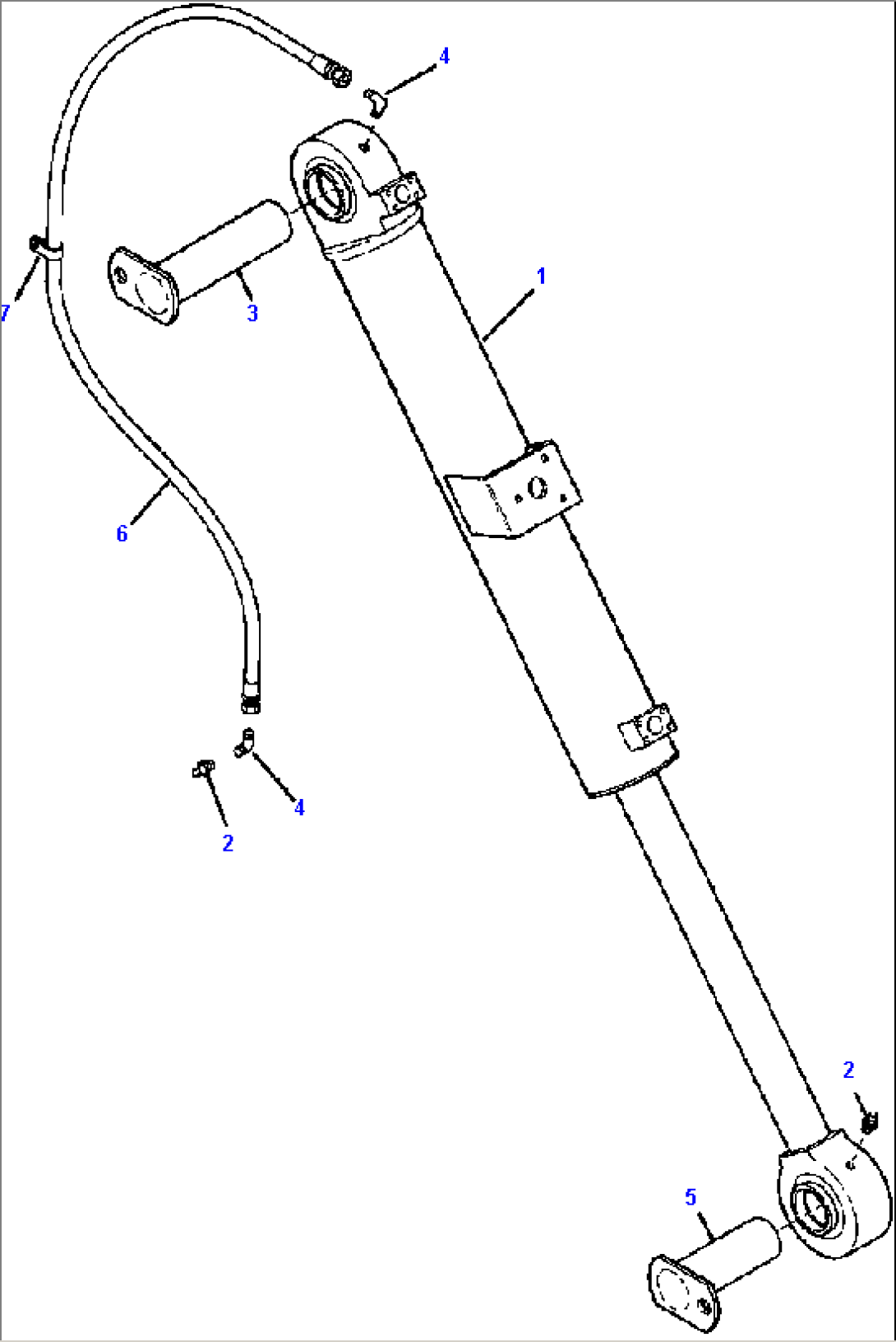 BLADE LIFT CYLINDER MOUNTING