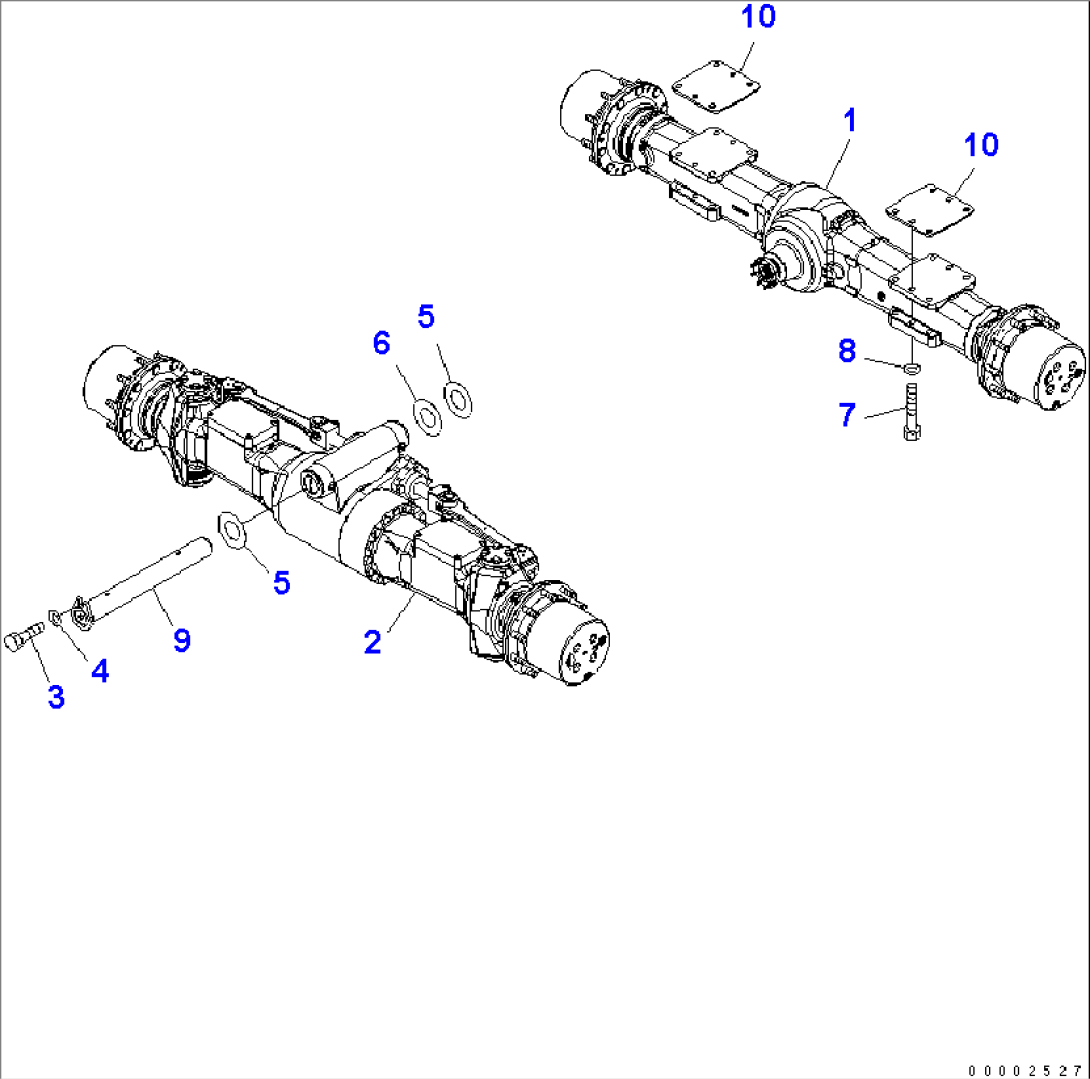 CHASSIS FRAME (2.75M WIDTH AXLE)