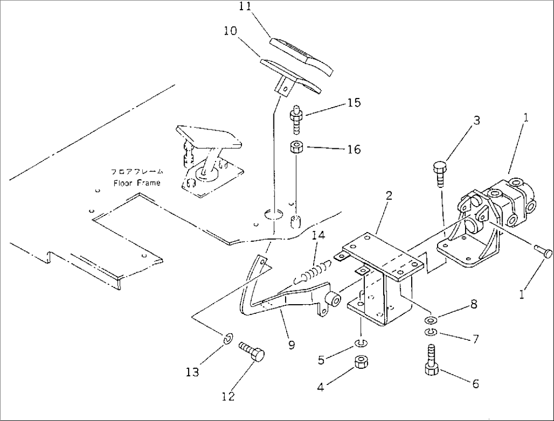 BRAKE PEDAL (FOR WET TYPE DISC BRAKE)