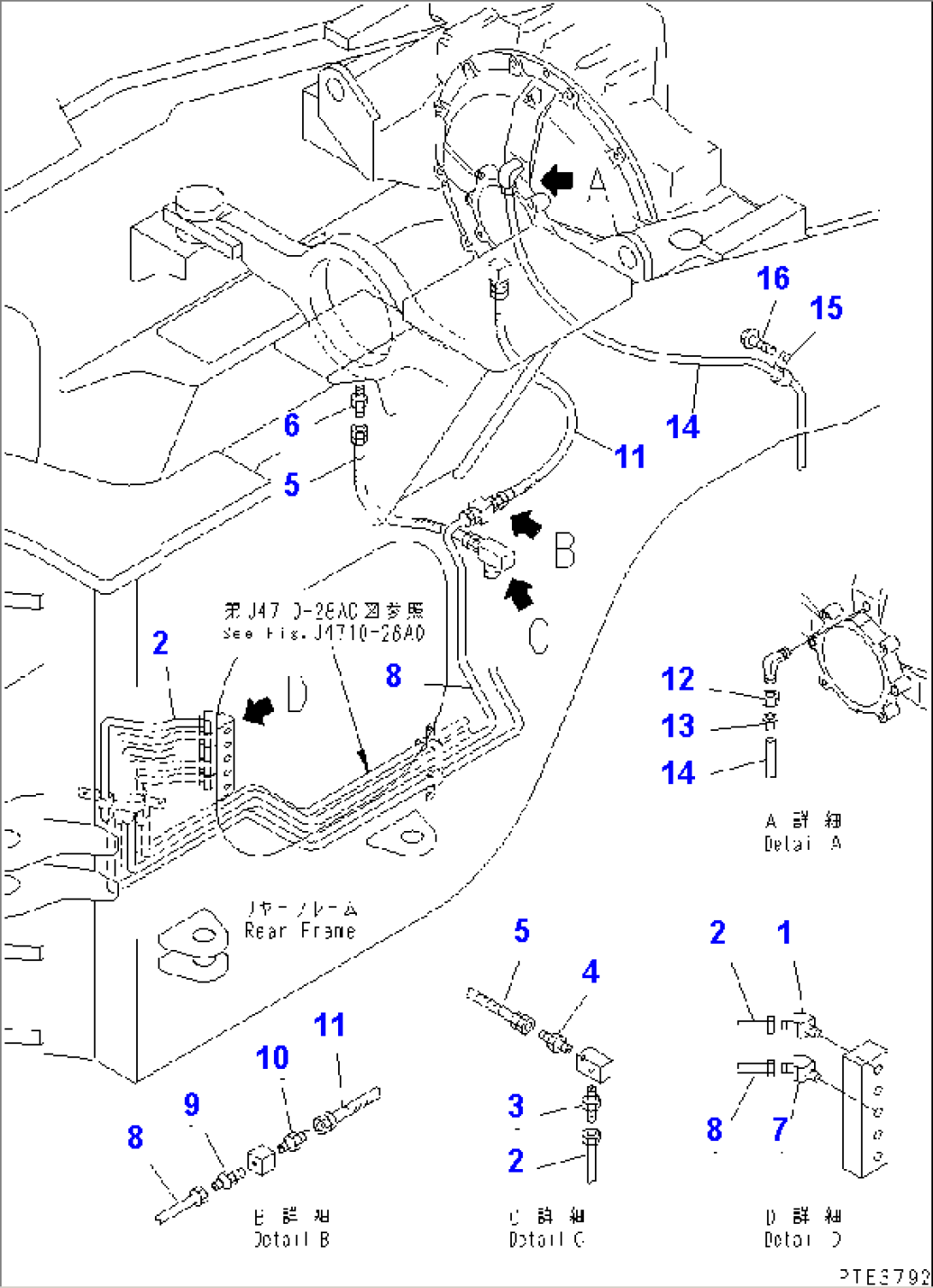 REMOTE GREASE (AUTO GREASE) (TRANSMISSION MOUNT AND DUMPER)