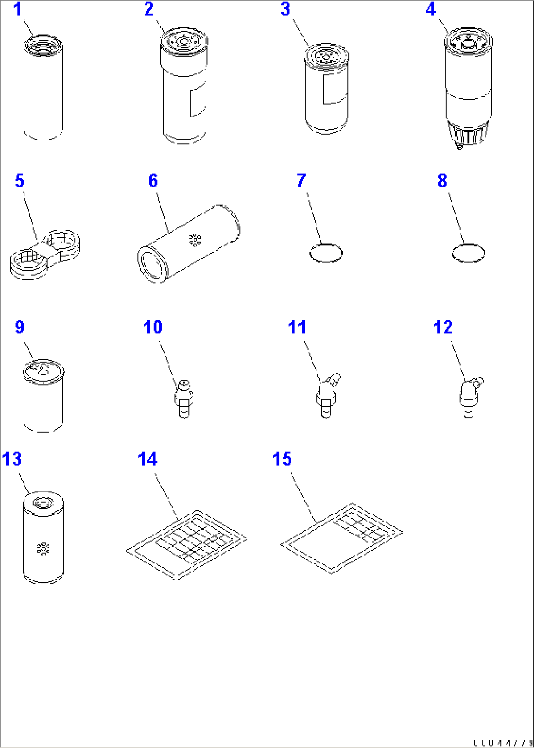 SPARE PARTS (50A)(#30001-30055)
