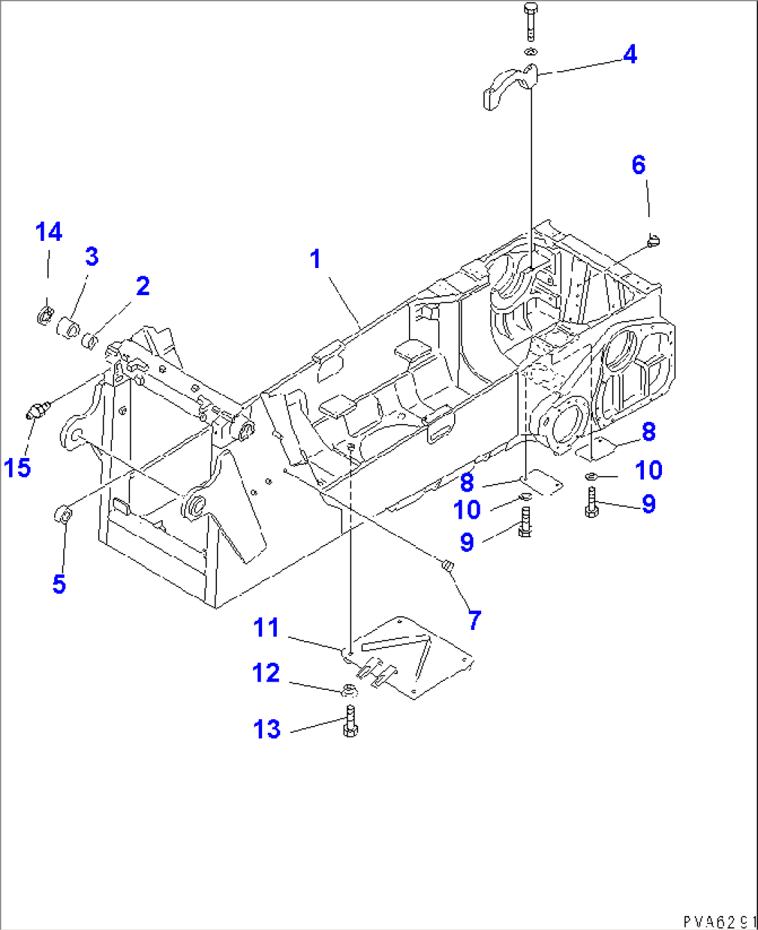 MAIN FRAME (FOR TRIMMING DOZER)