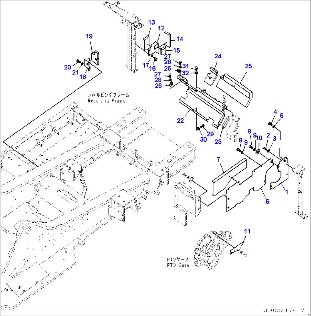 Machine Cab Partition, (1/2) (#65001-)