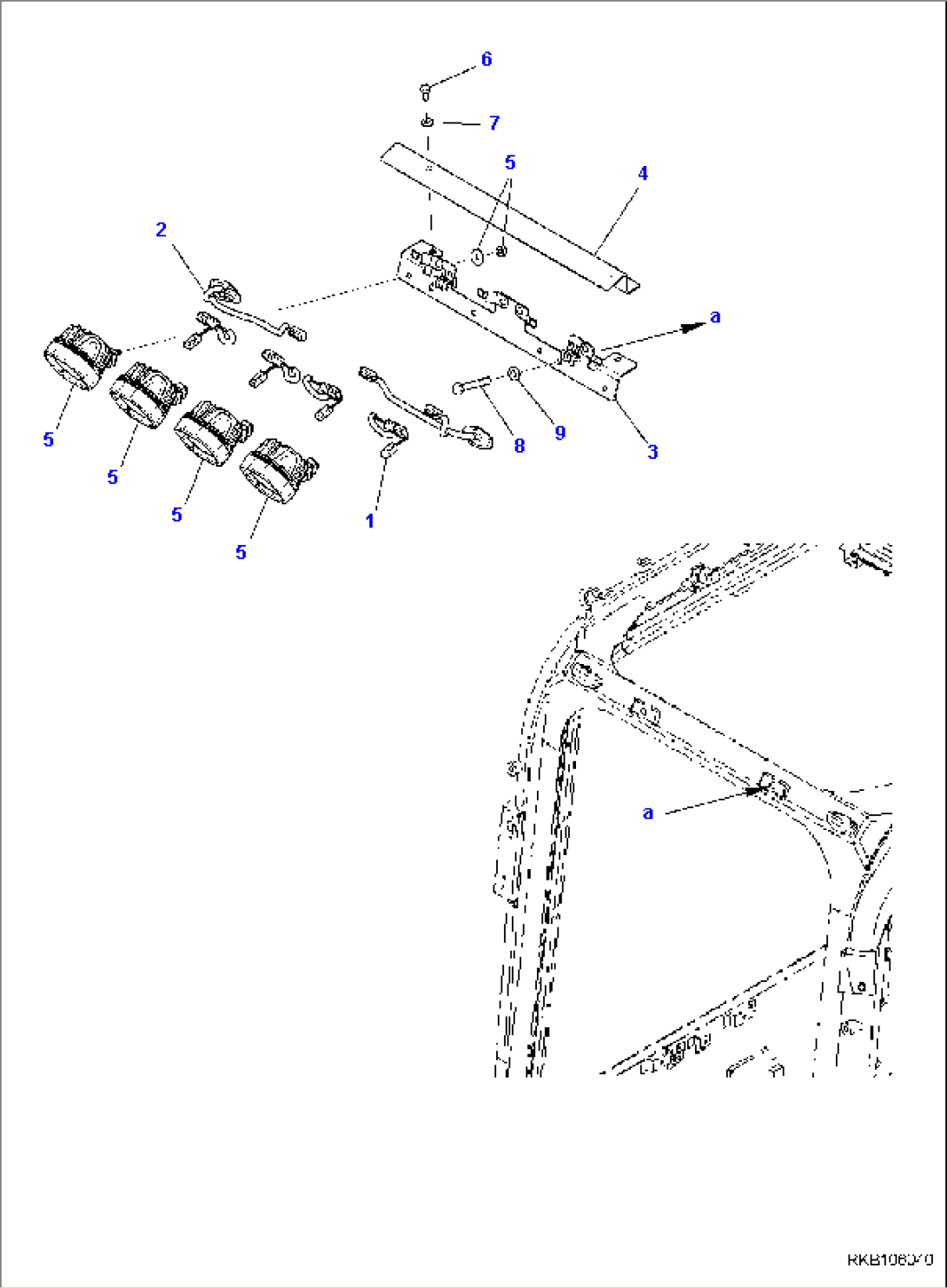 ADDITIONAL WORKING LAMP, FRONT 4 LAMP, LED LAMP