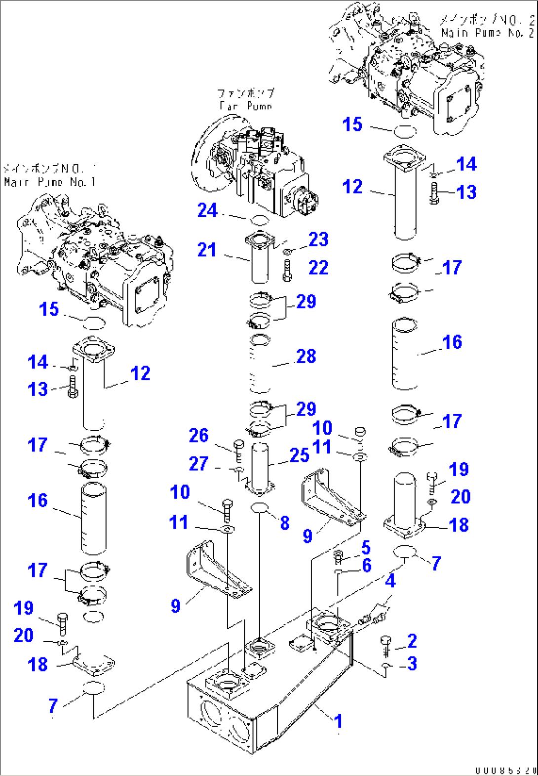 SUCTION PIPING (ENGINE SIDE)(#20147-)