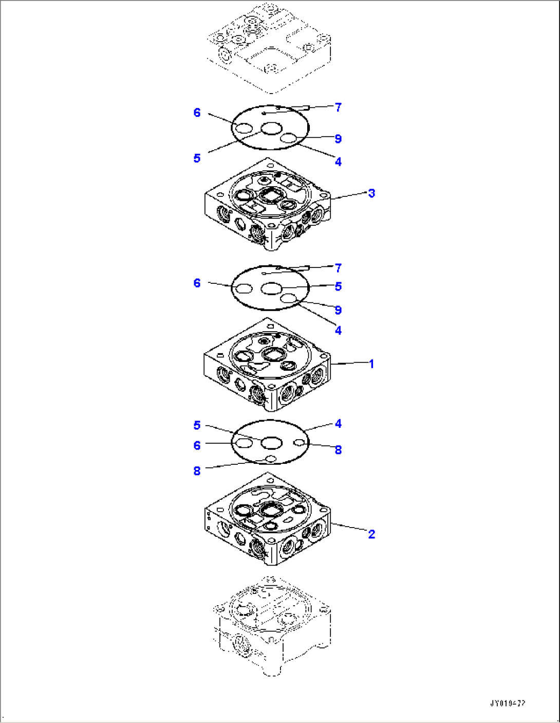 Control Valve, 3-Valve (1/8) (#80001-)