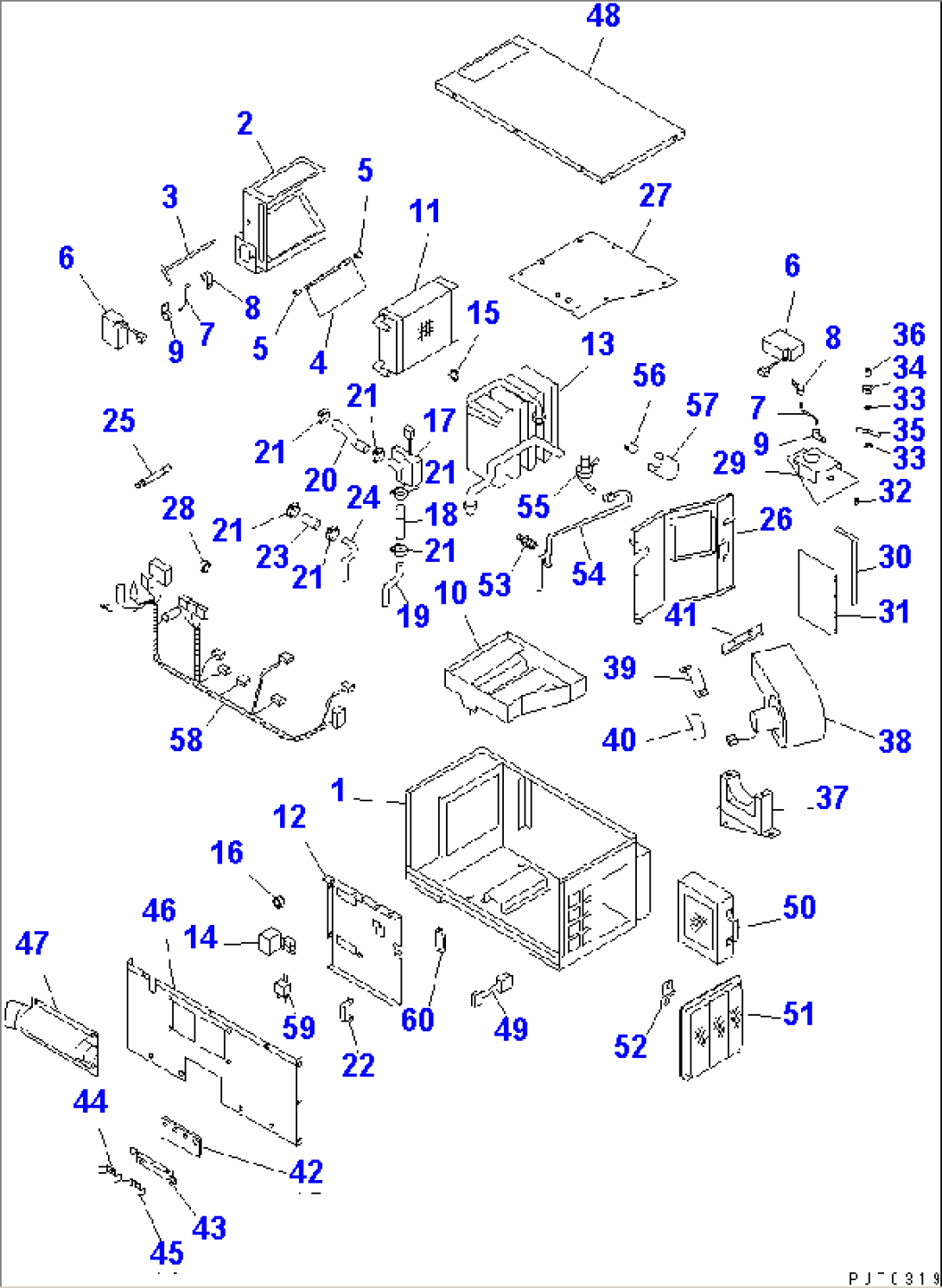 AIR CONDITIONER UNIT (INNER PARTS)