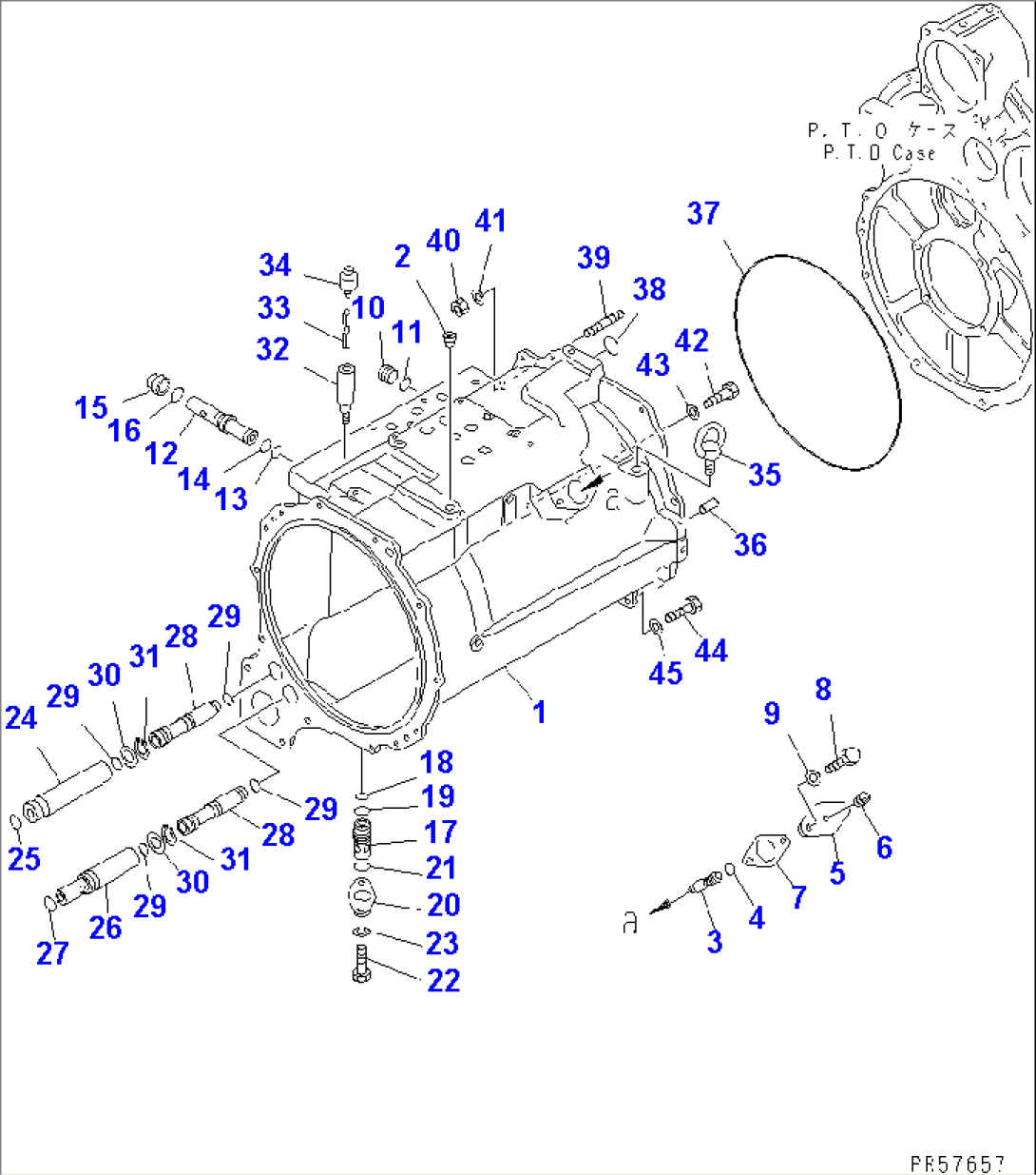 TRANSMISSION (TRANSMISSION CASE)(#10001-11000)