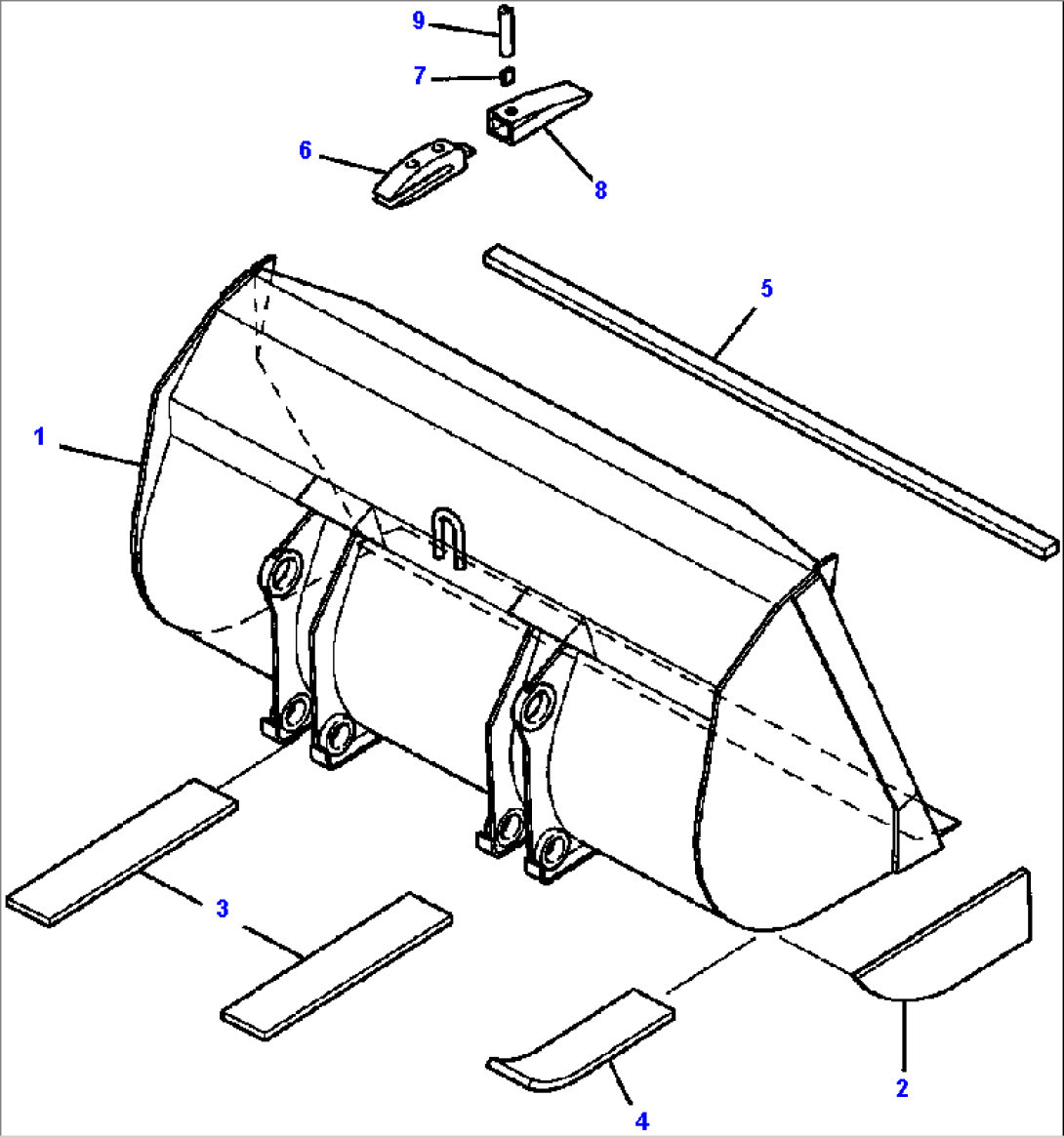 QUARRY BUCKET - 2.0 CUBIC YARD