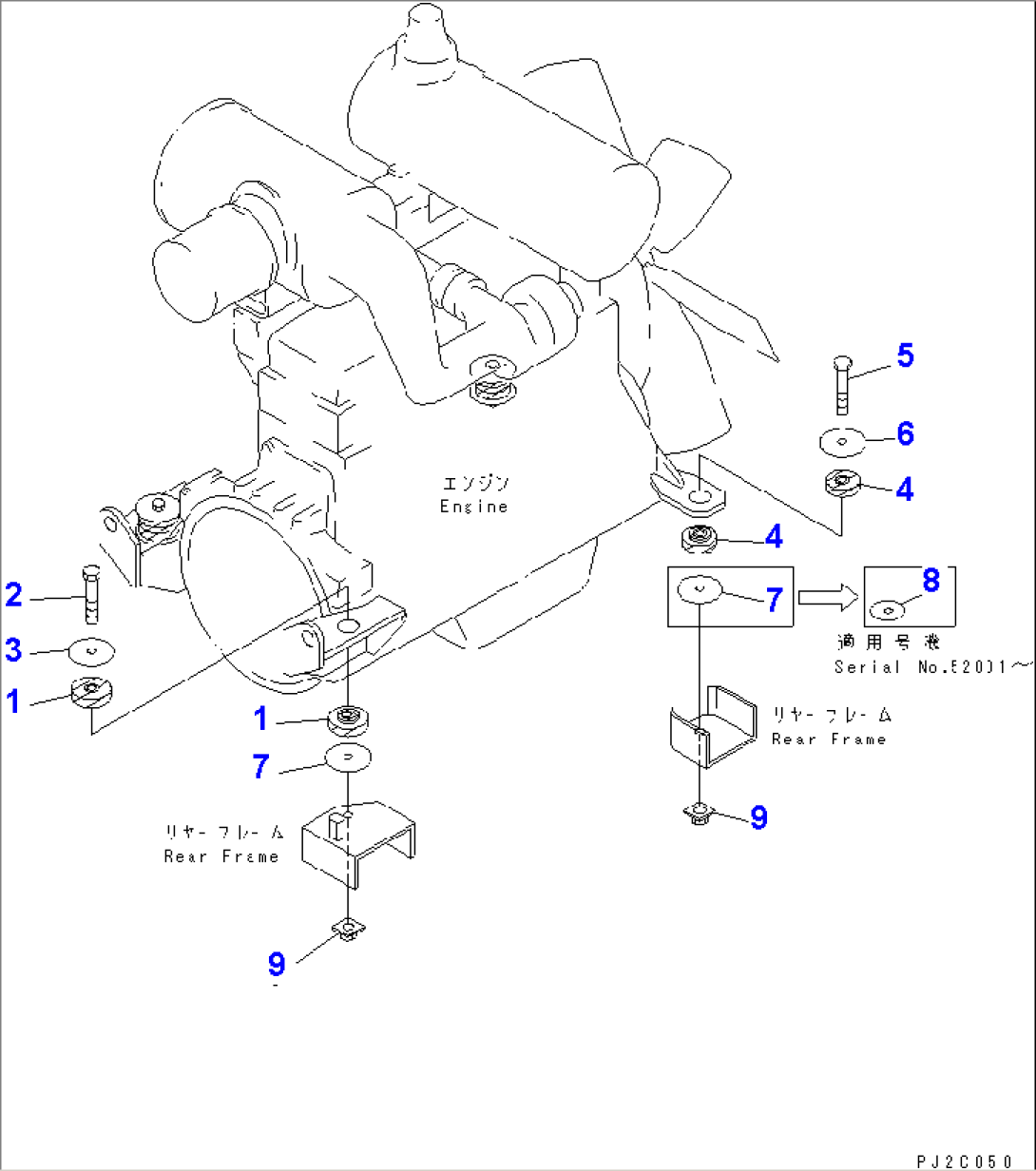 ENGINE MOUNTING