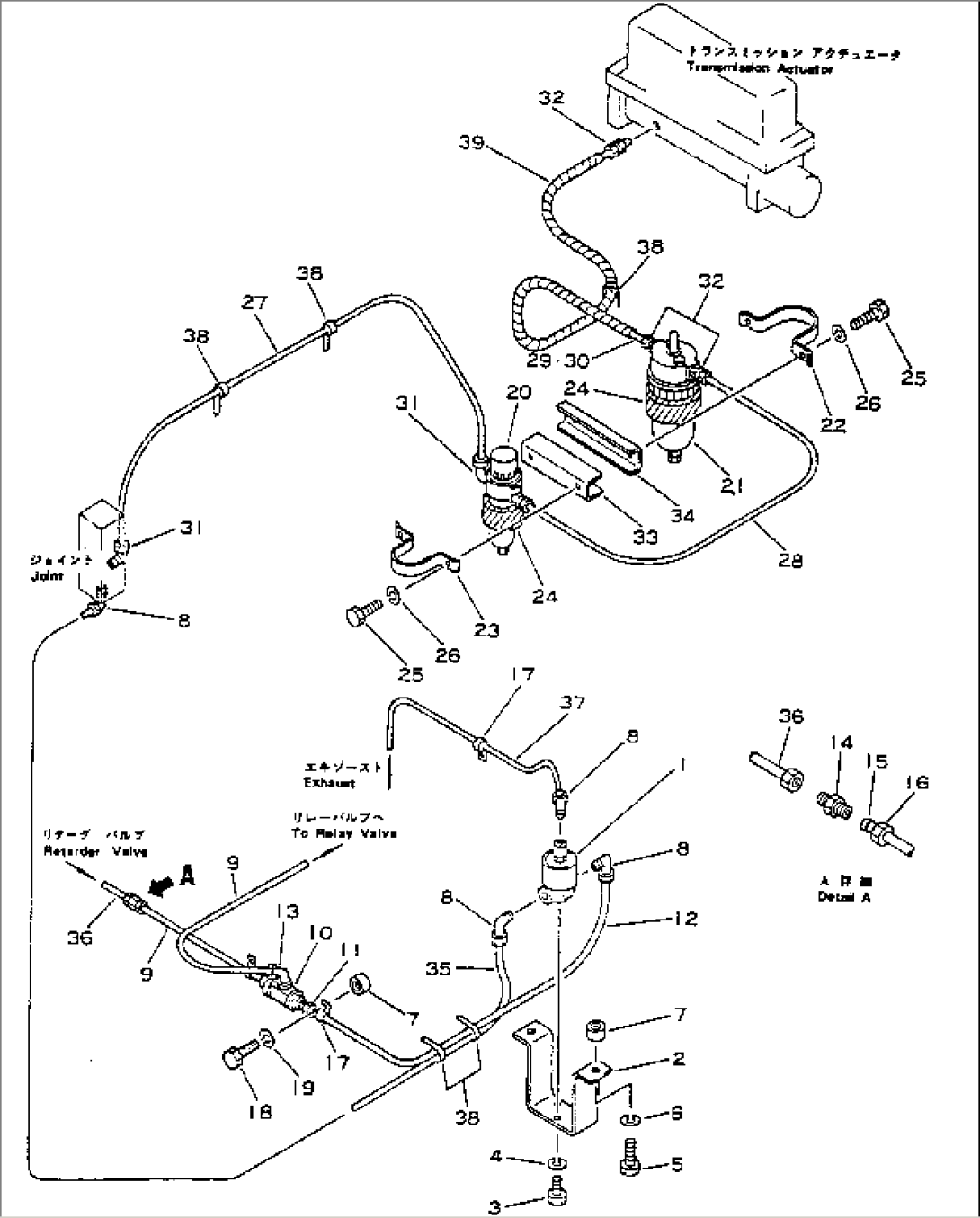AUTOMATIC TRANSMISSION PNEUMATIC SYSTEM