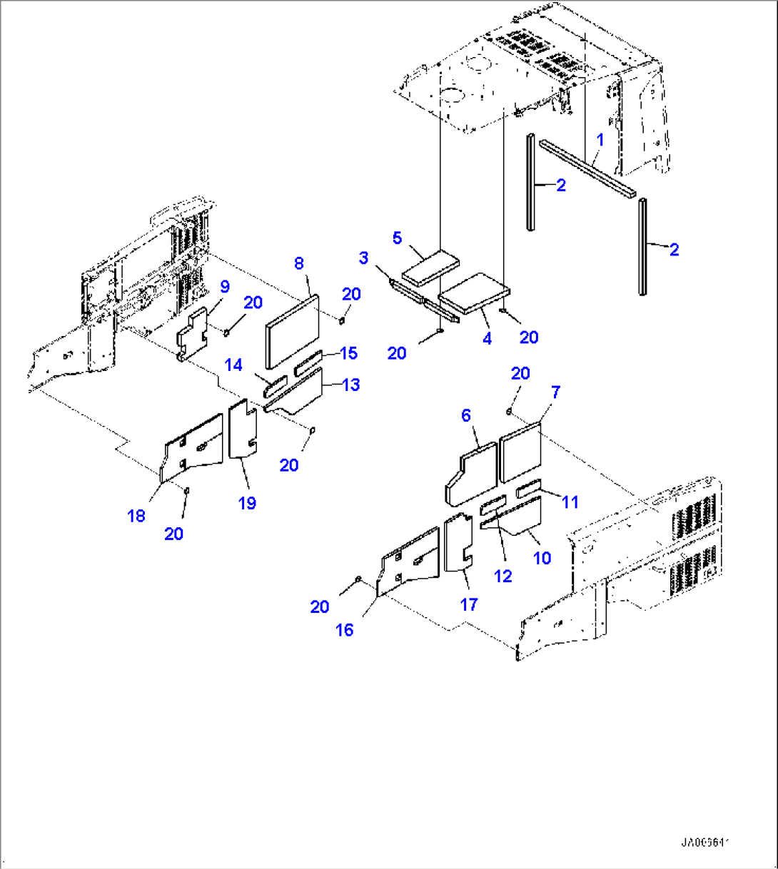 Hood Door, Sheet (#55739-)