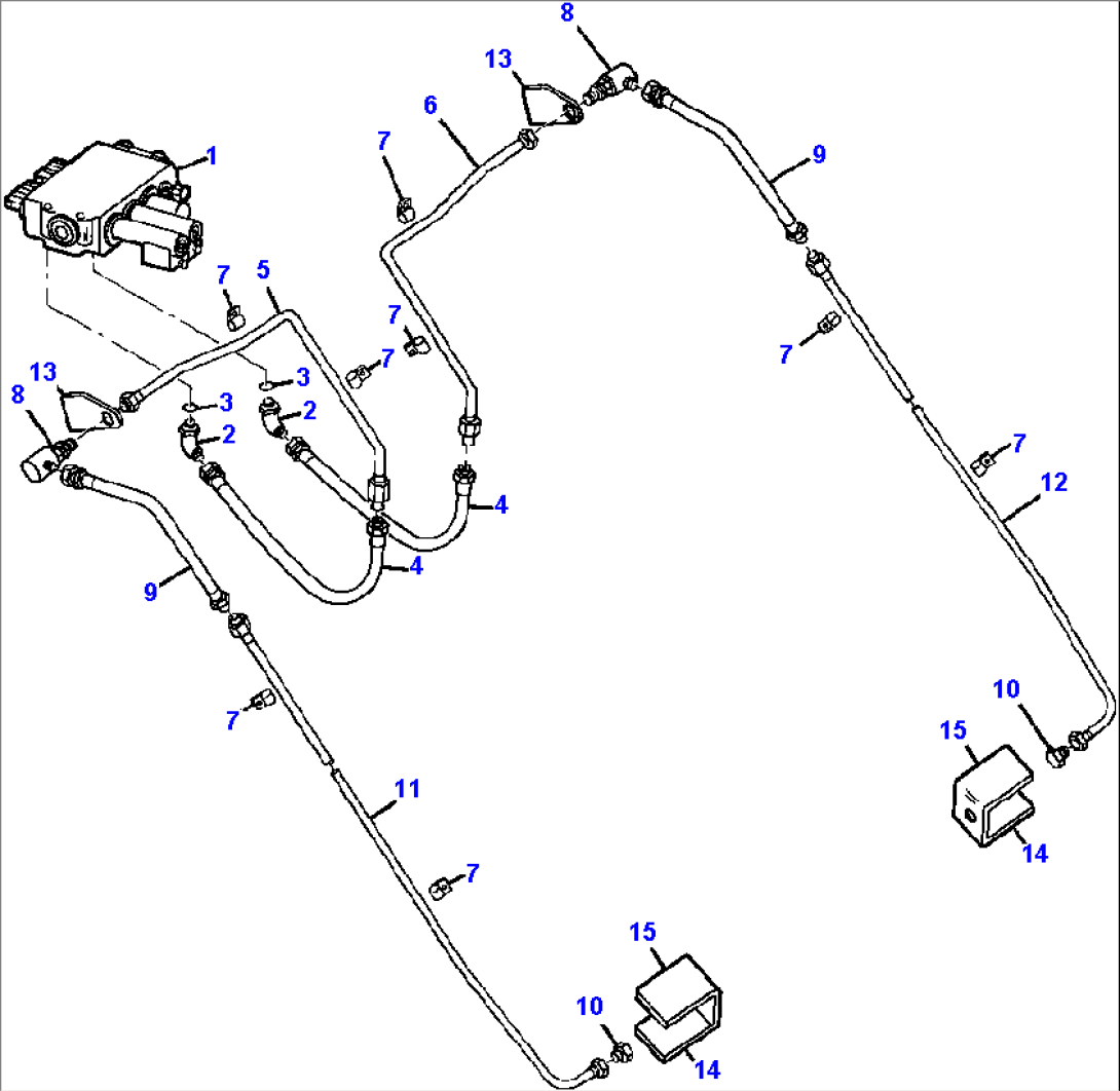 HYDRAULIC PIPING - AUXILIARY