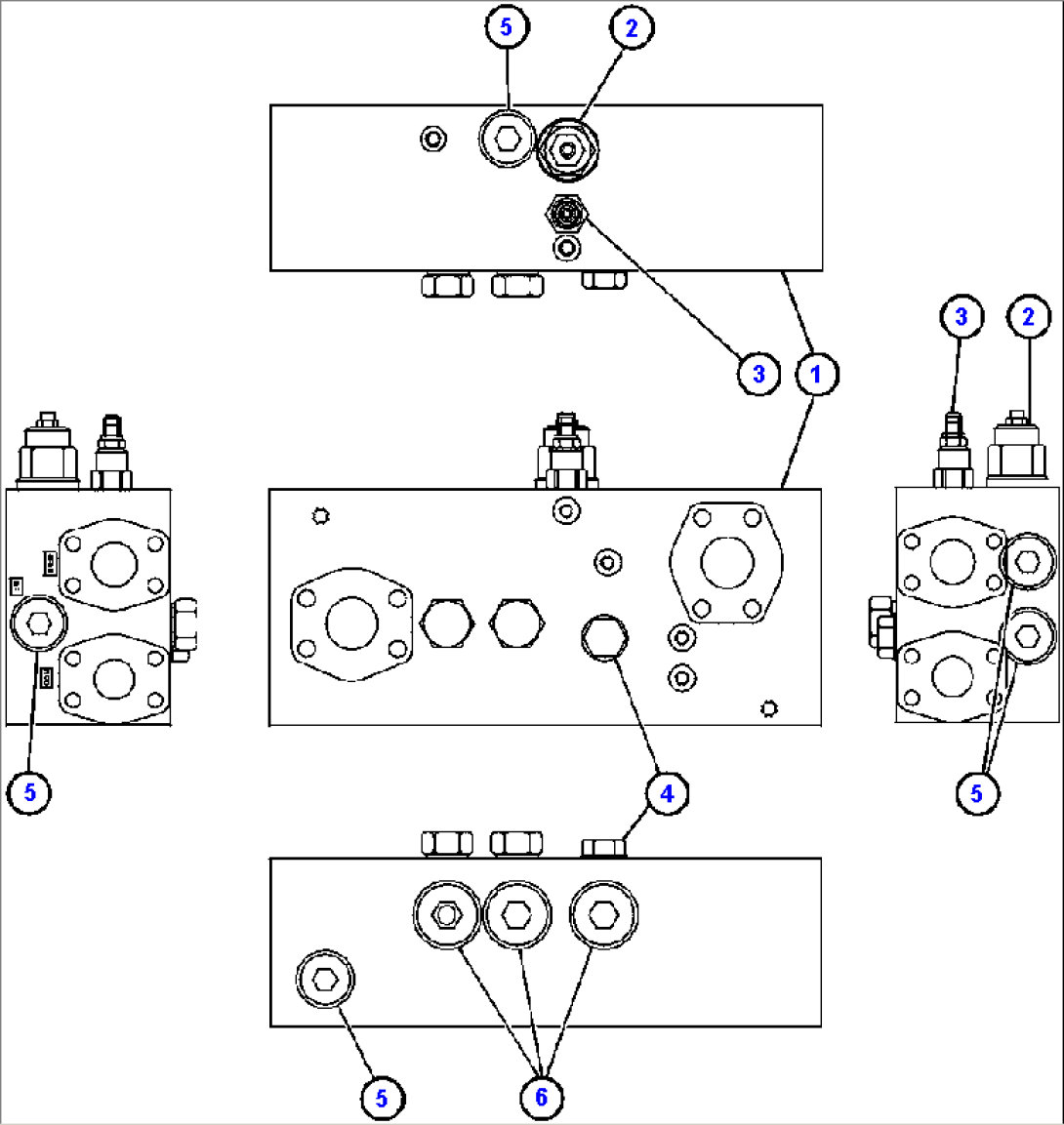 OVERCENTER MANIFOLD VALVE ASSM (PC0522)