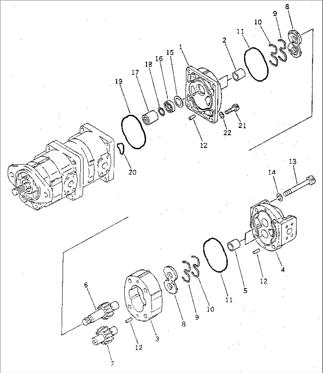 HYDARULIC PUMP (TRANSMISSON) (3/3)