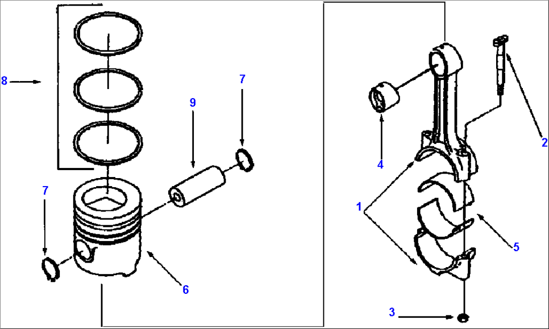 PISTON & CONNECTING ROD