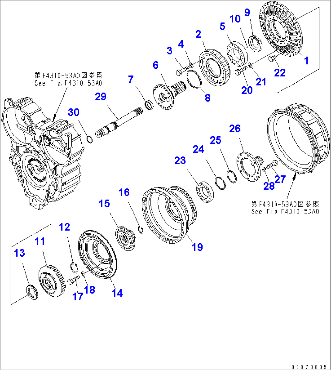 TORQUE CONVERTER (DRIVE CASE AND INPUT SHAFT)(#60001-)
