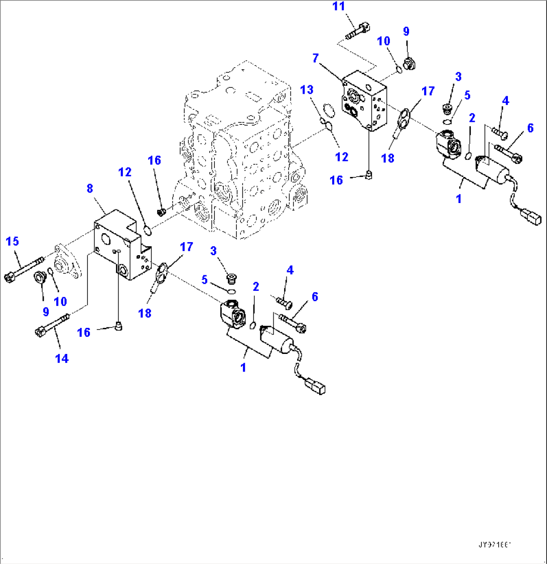 Fender, Control Valve (4/7) (#11609-)