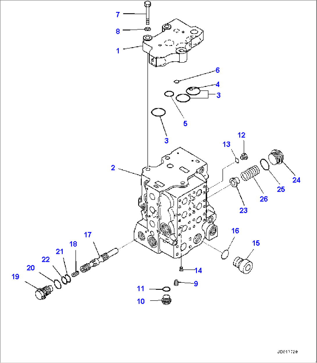 Fender, Control Valve (1/7) (#11609-)