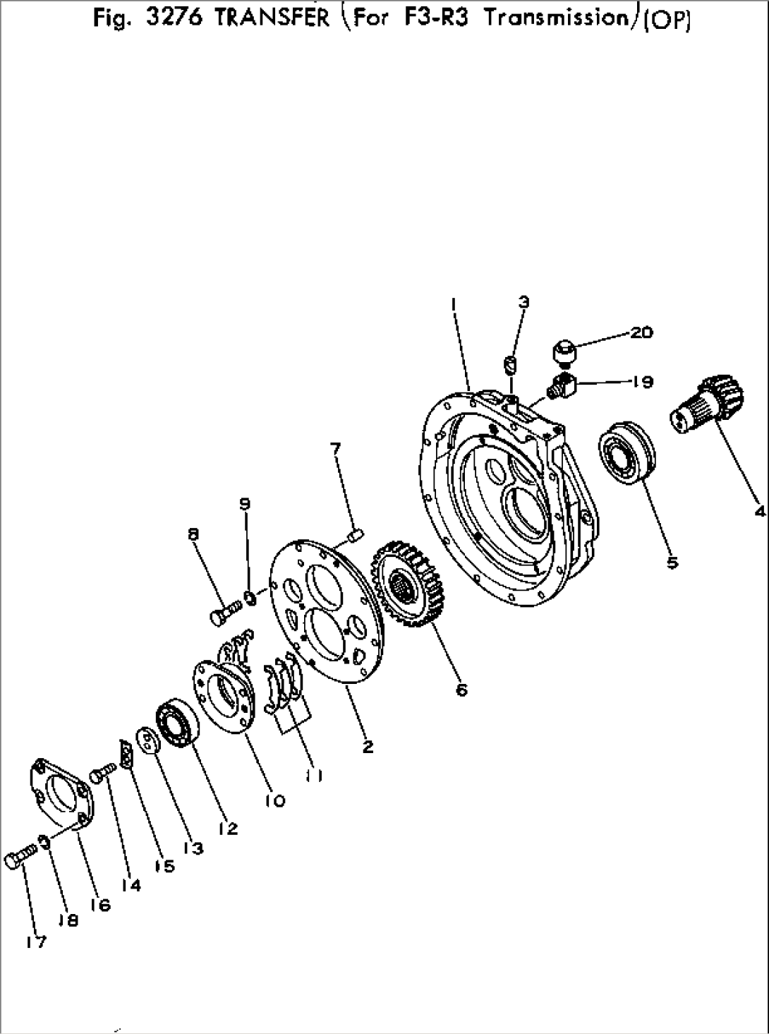 TRANSFER (FOR F3-R3 TRANSMISSION)