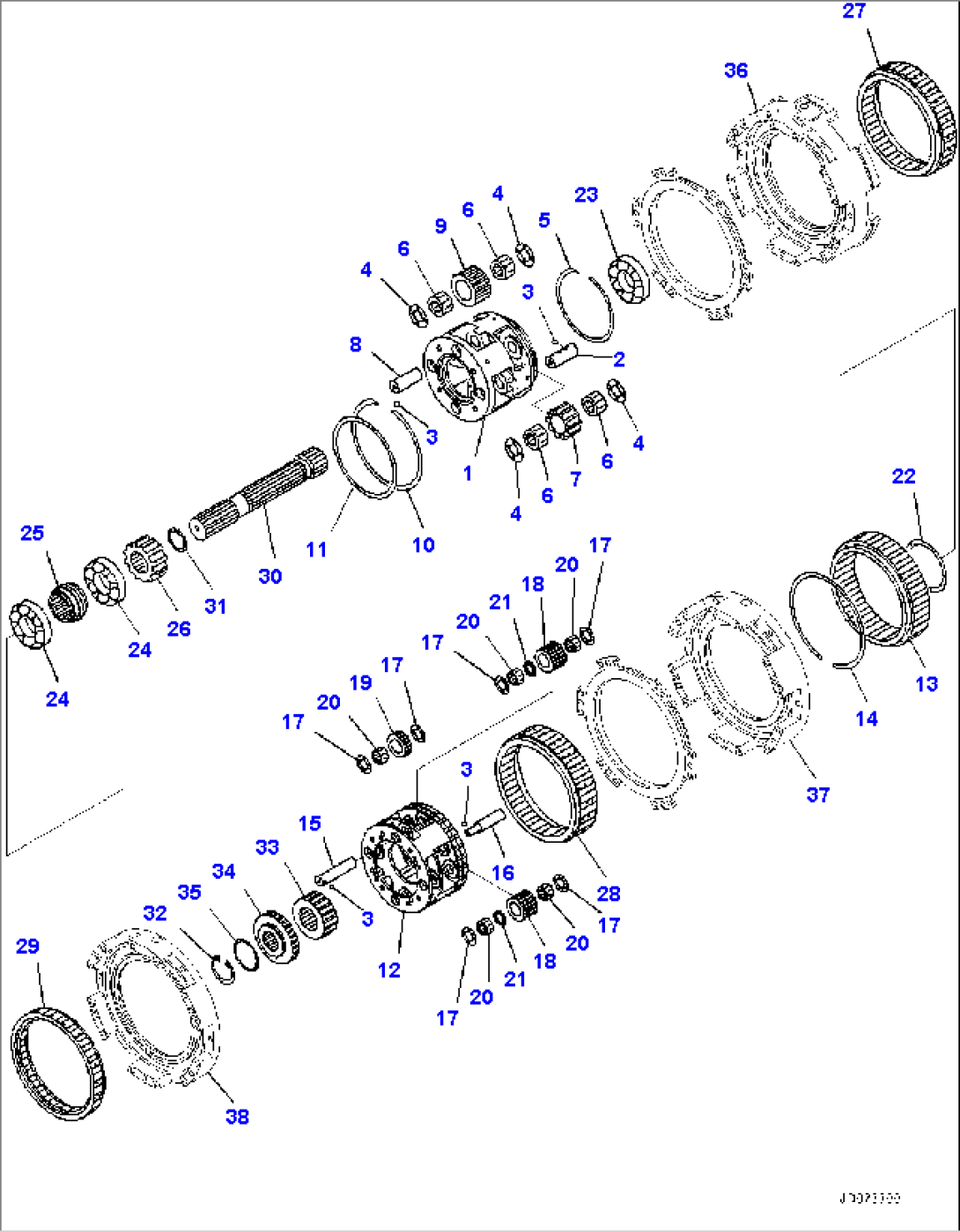 Torque Converter and Transmission, Carrier (1/2) (#50001-)