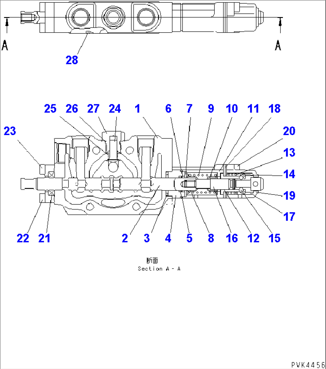 MAIN VALVE (3/5) (FOR PAT)