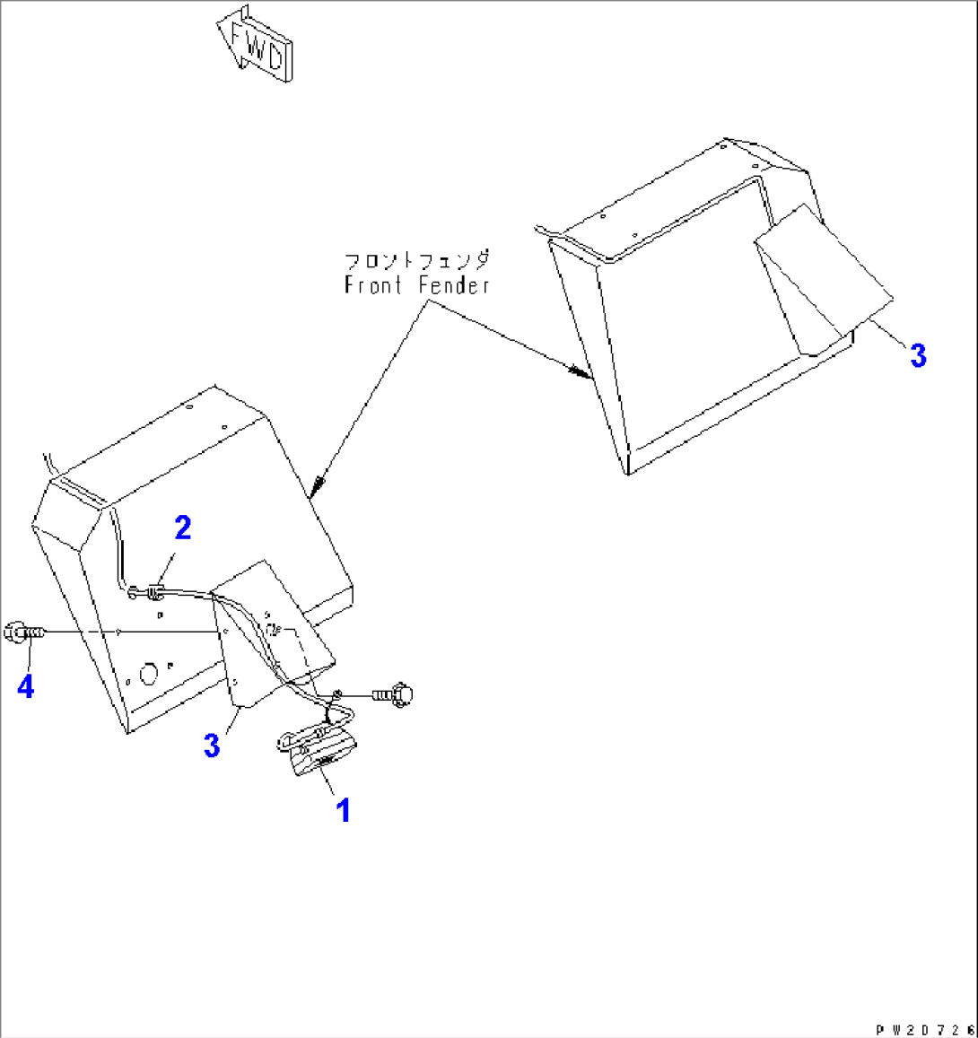 ELECTRICAL SYSTEM (SIDE LAMP) (WITH PAYLOAD METER)