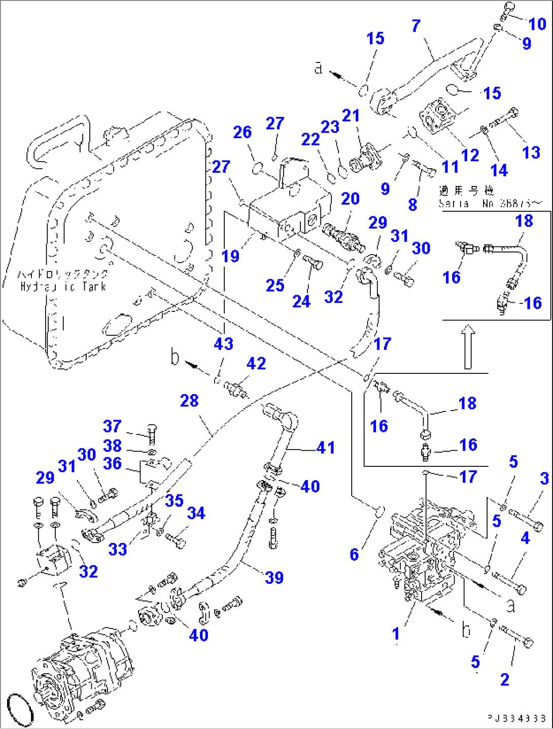WORK EQUIPMENT VALVE MOUNT AND PIPING