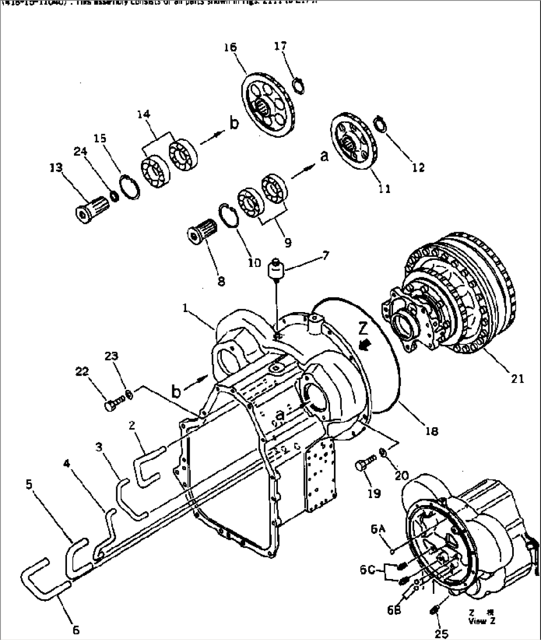 TRANSMISSION CASE (1/2) (MECHANICAL CONTROL TYPE)