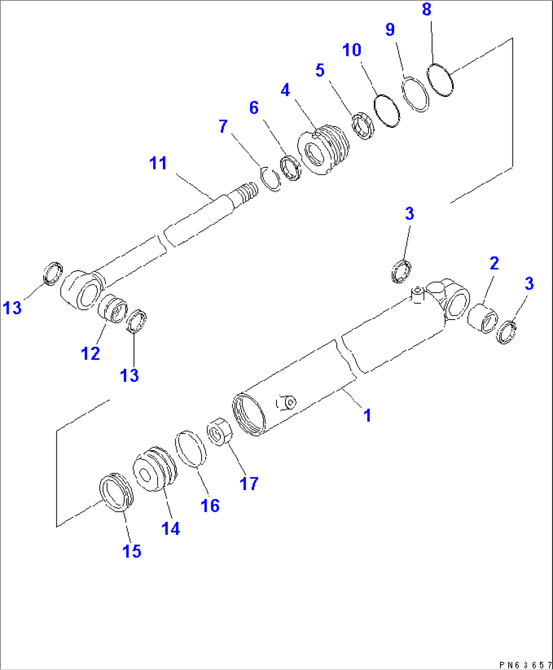 BOOM SWING CYLINDER
