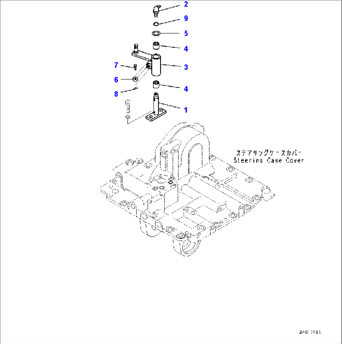 Power Train, Steering Case Cover Related Parts (#22083-)