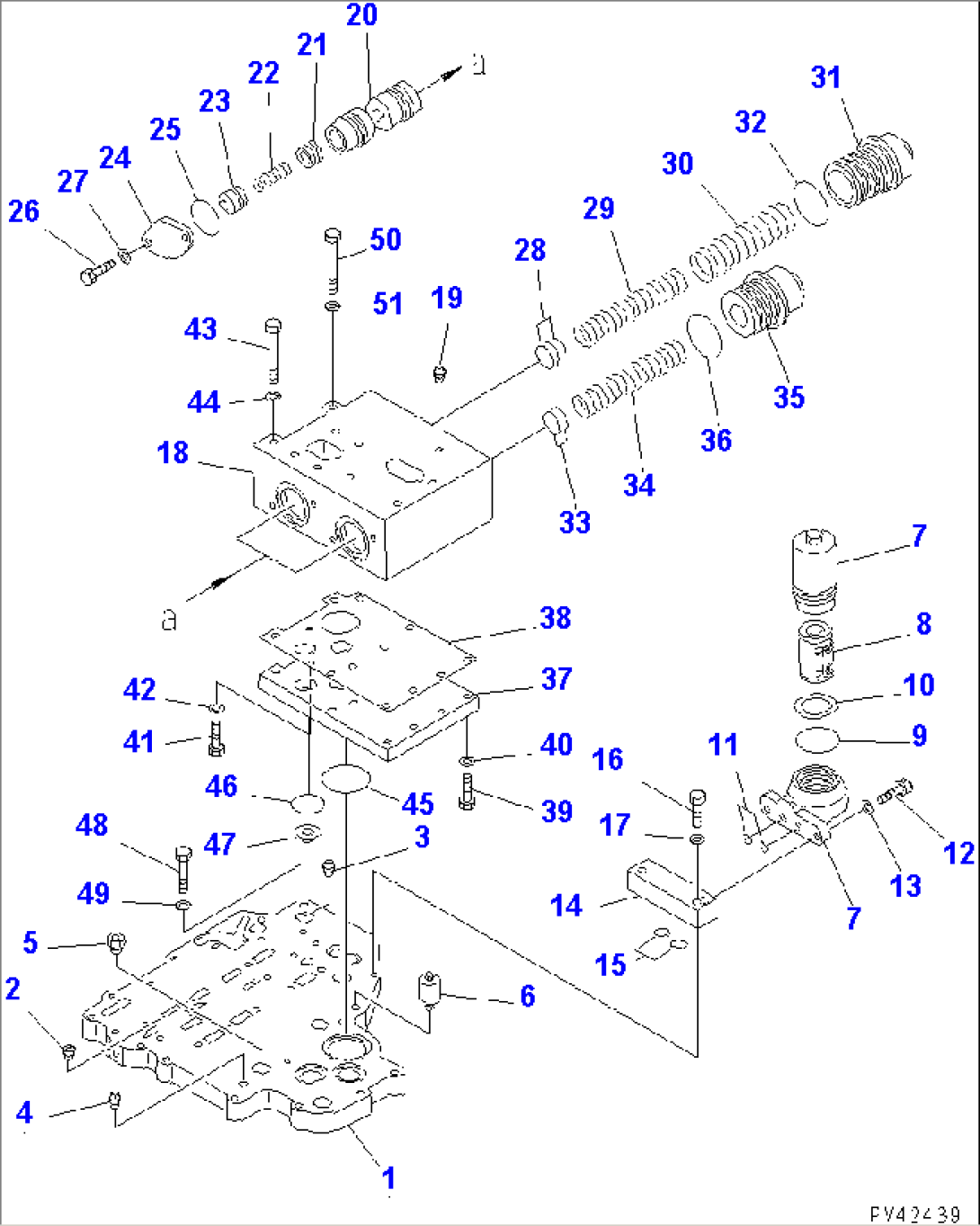 TRANSMISSION CONTROL VALVE (1/4)