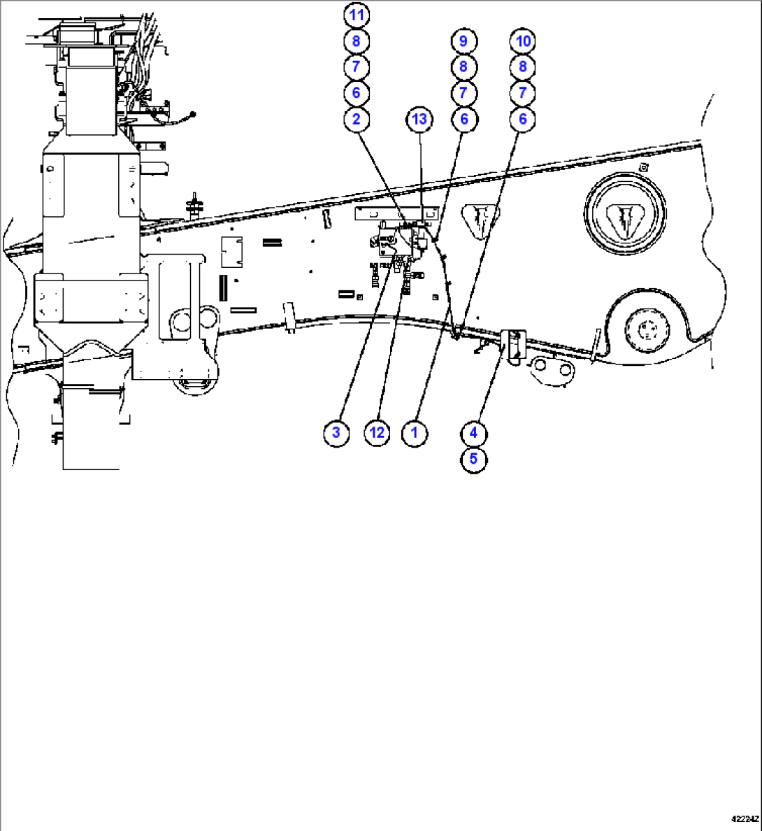 WIRING - LEFT FRAME