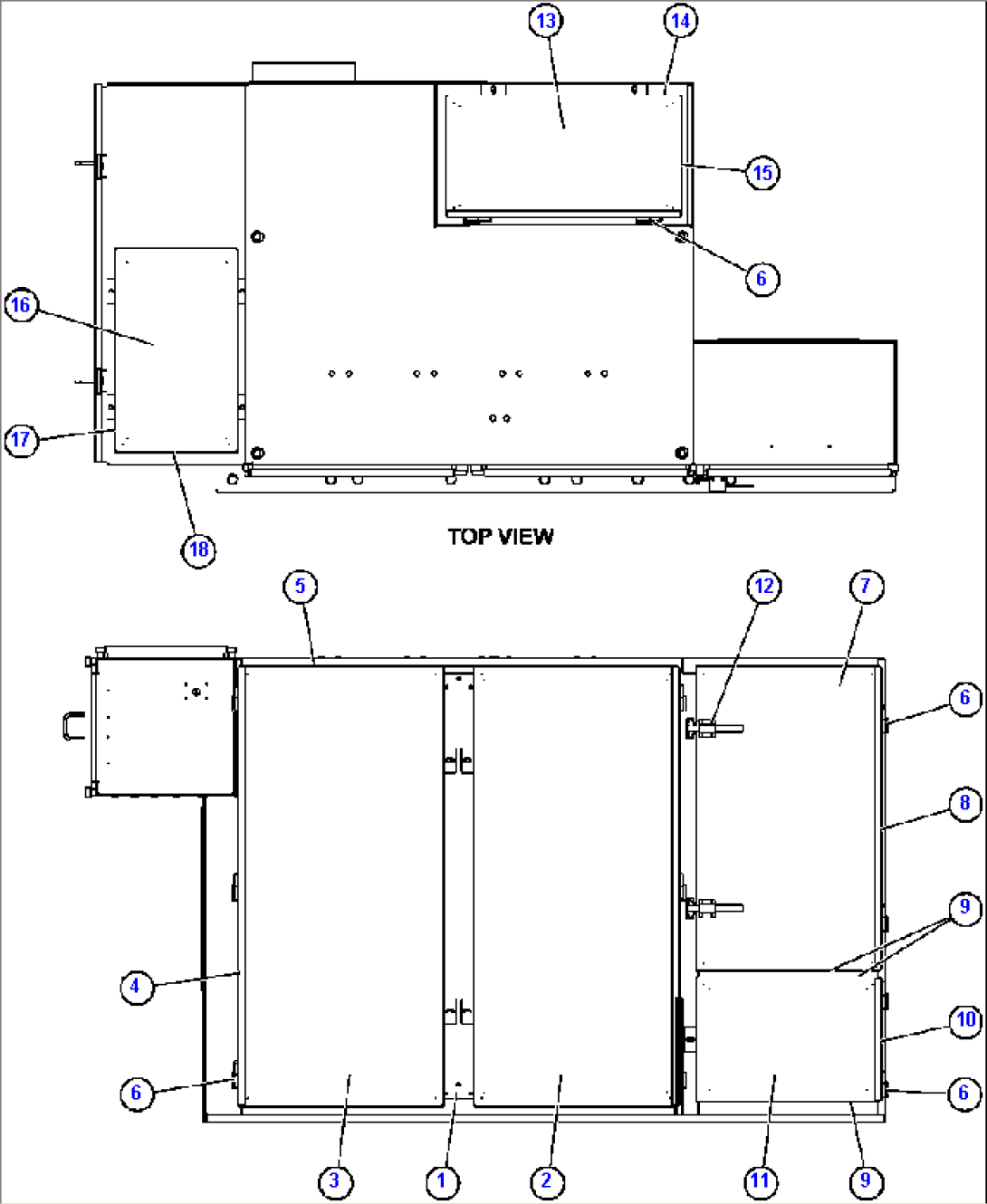 CONTROL CABINET - DOORS & COVERS (GE1767)
