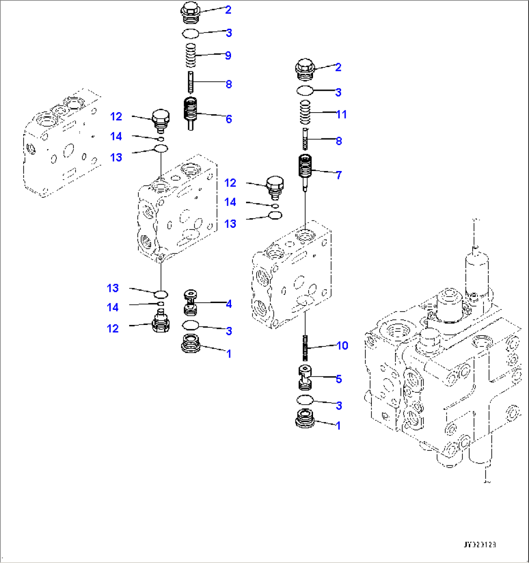 Fender Group, Control Valve, 3-Valve (3/10) (#80001-)