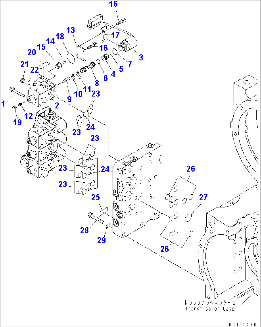 TRANSMISSION (MAIN VALVE R.H.) (4/4)(WITH LOCK-UP)(#90001-)