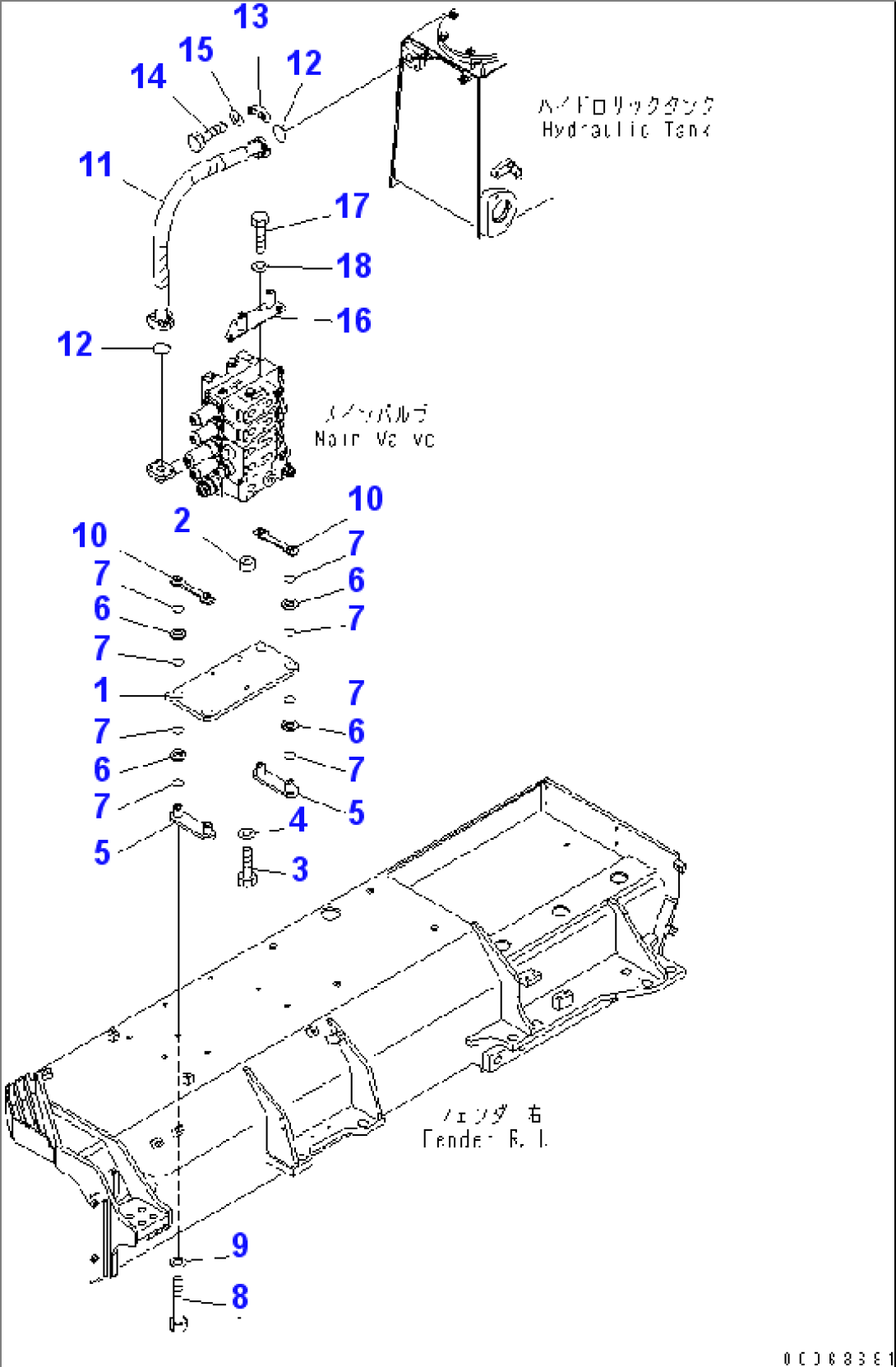 FENDER (C.L.S.S. VALVE MOUNT)(#85001-)