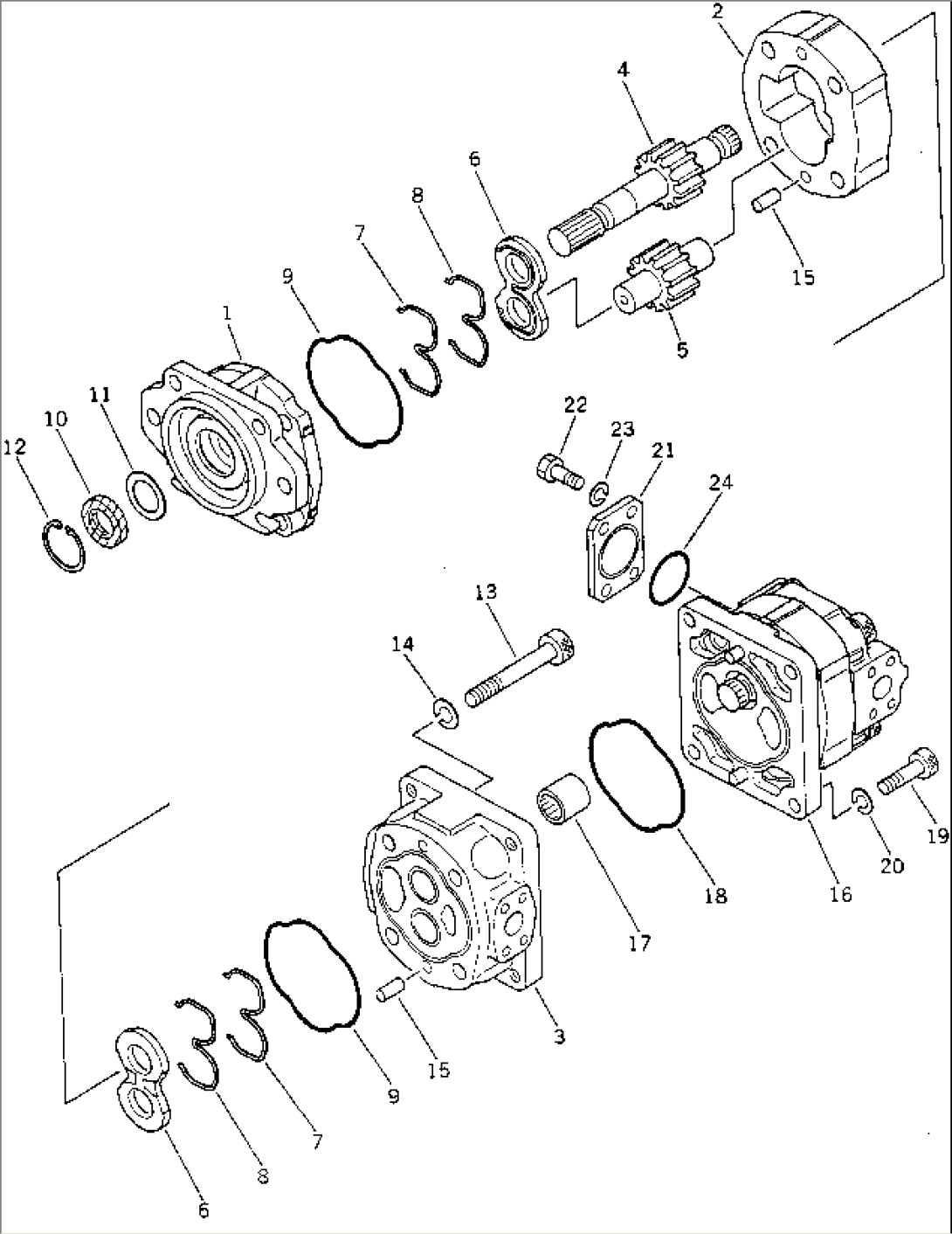 HYDRAULIC PUMP (1/2)¤ FOR BRAKE COOLING