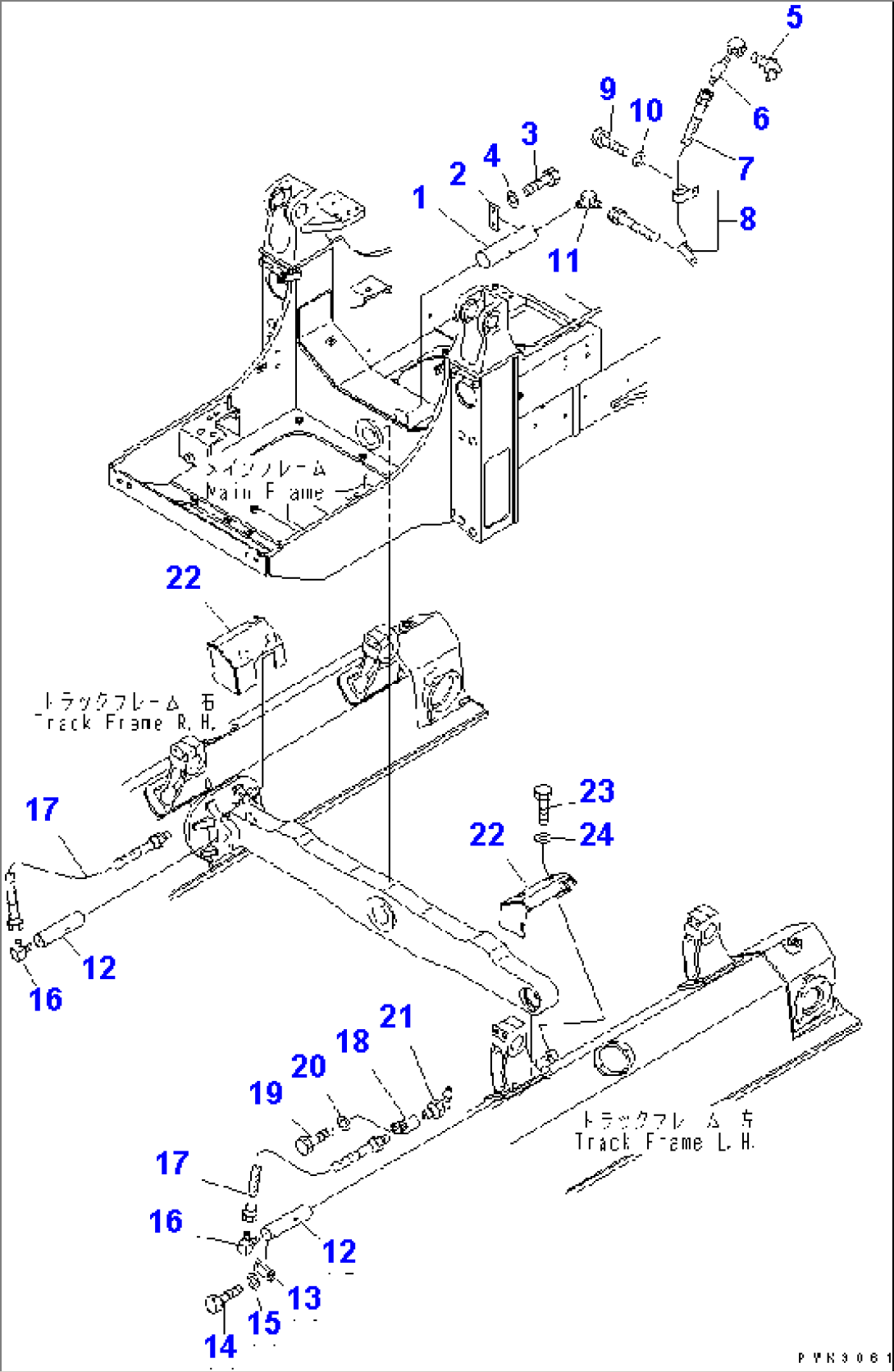 EQUALIZER BAR AND PIVOT SHAFT MOUNITING PIN