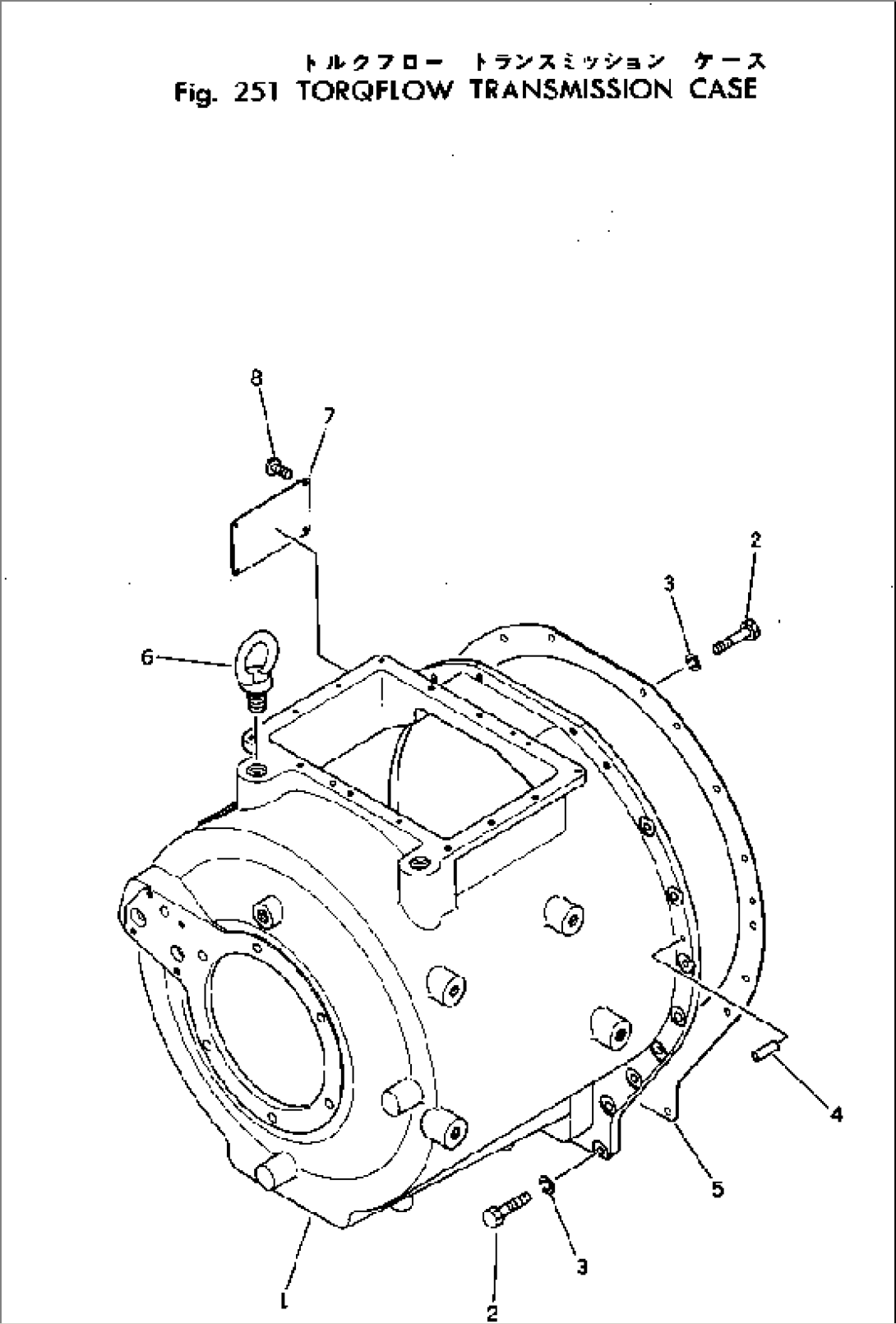 TORQFLOW TRANSMISSION CASE