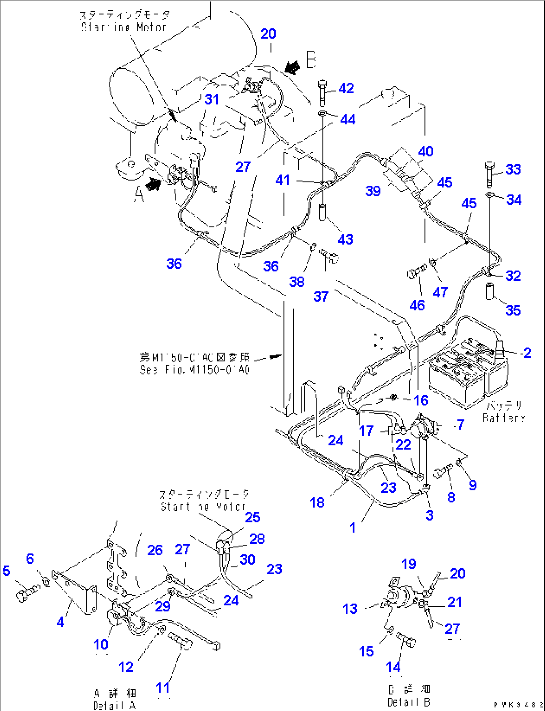 WIRING (STARTING HARNESS)(#K32001-)