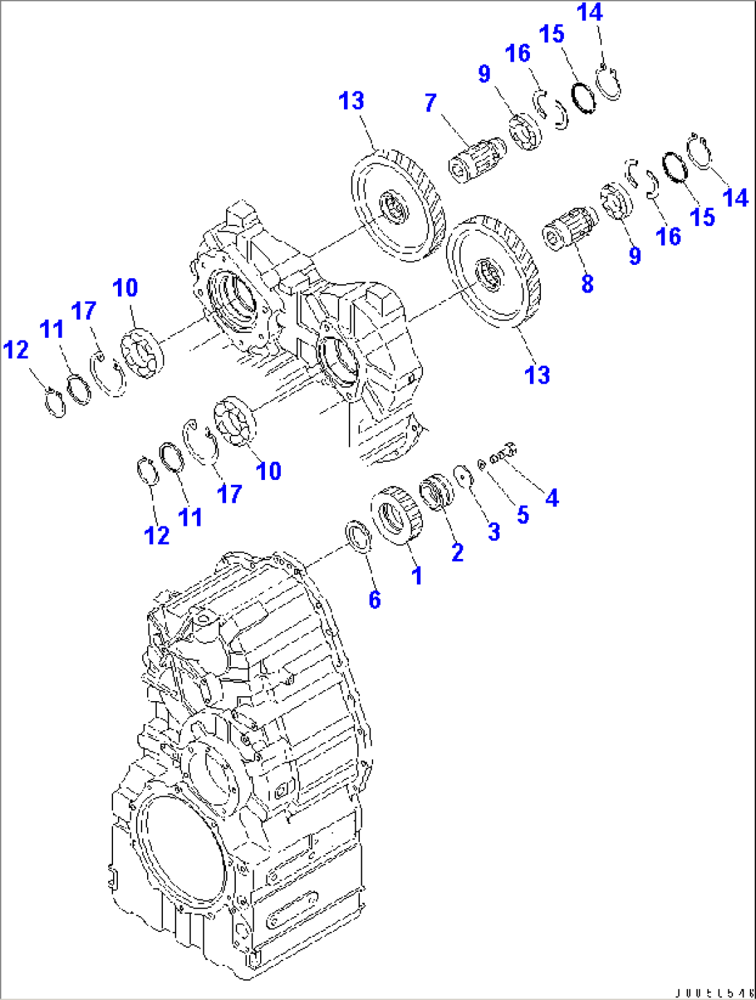 TRANSMISSION (P.T.O.)(#85001-90000)