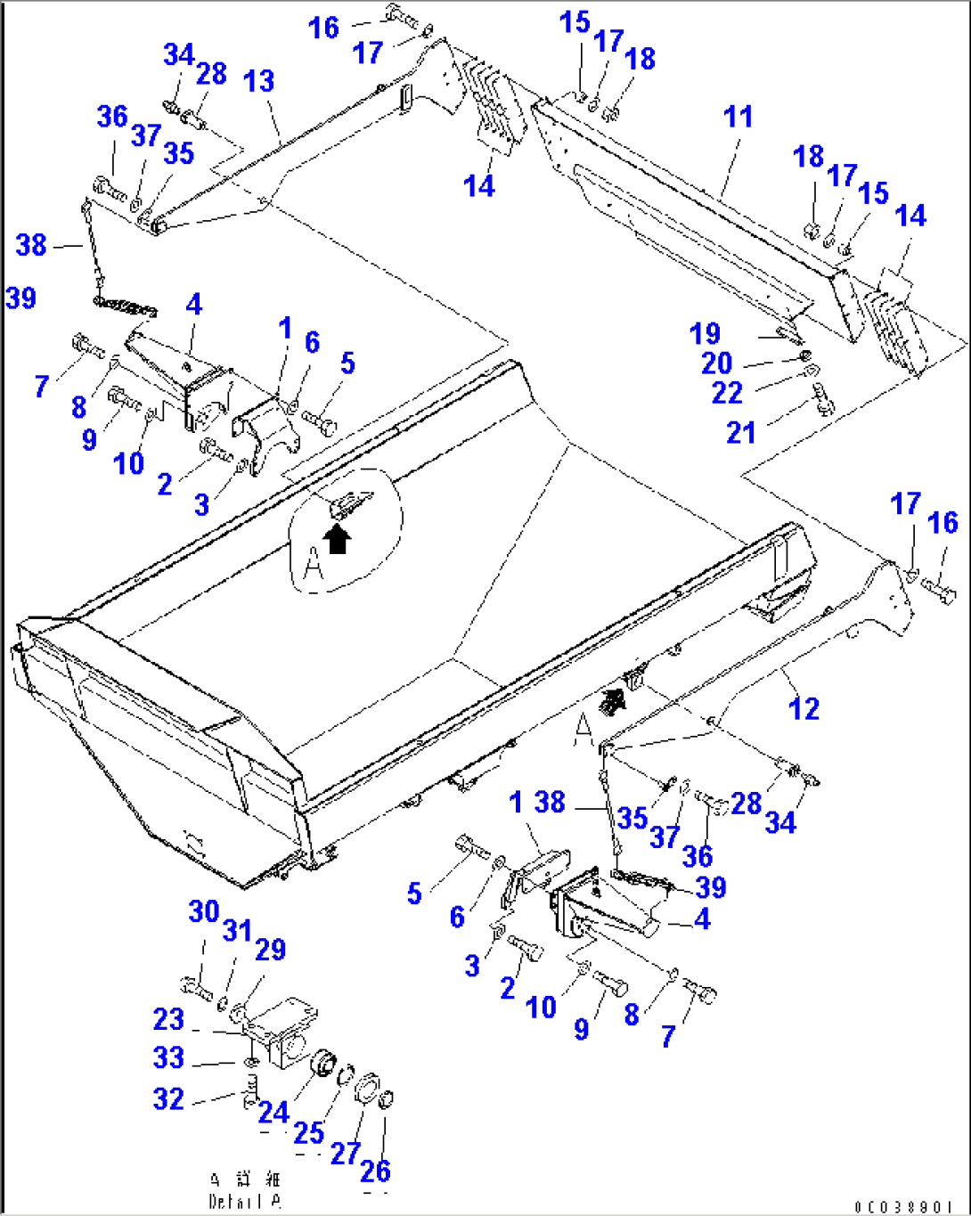 TAIL GATE (EXCEPT BODY)(#2219-)